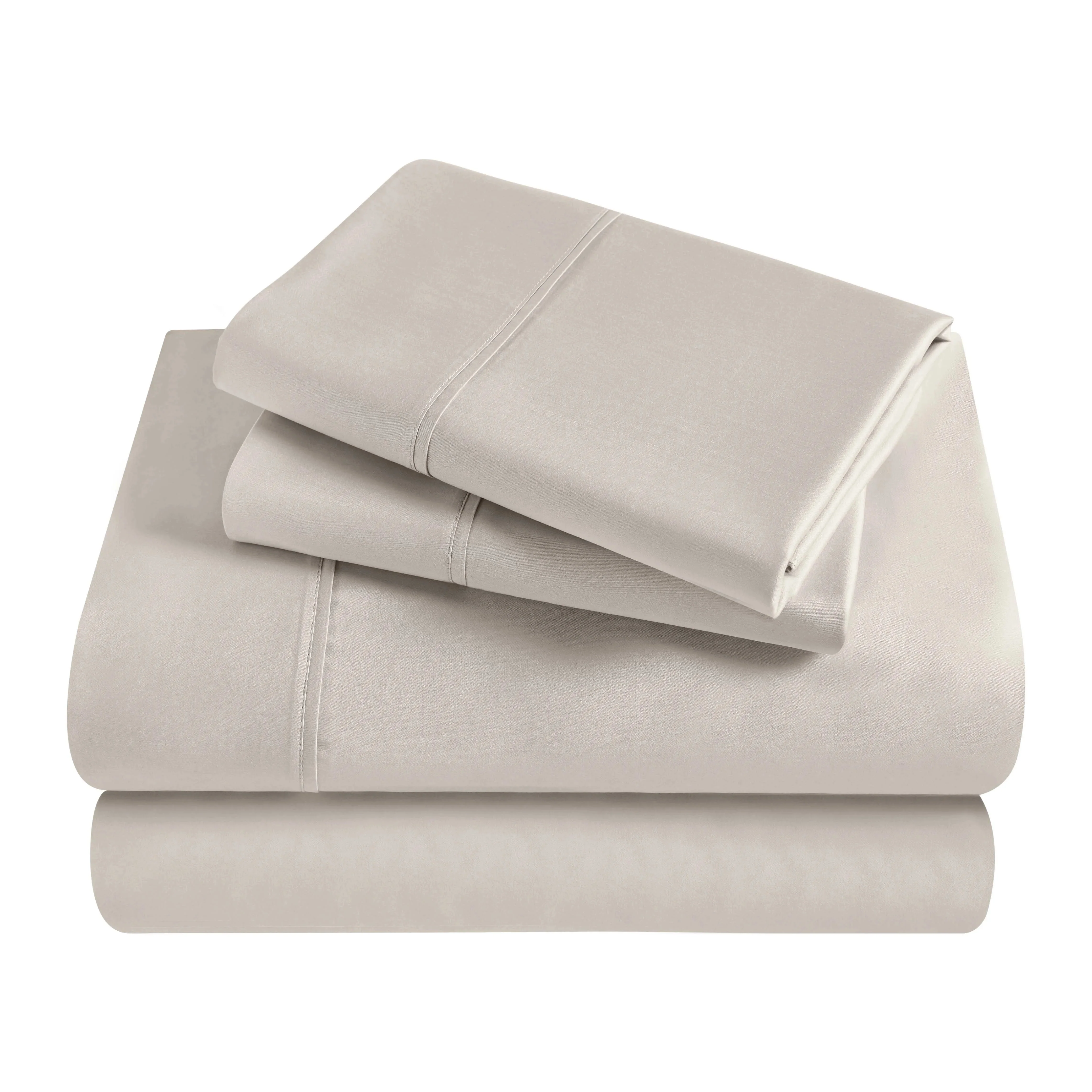 300 Thread Count Egyptian Cotton Sateen Bed Sheet Set - Image 33