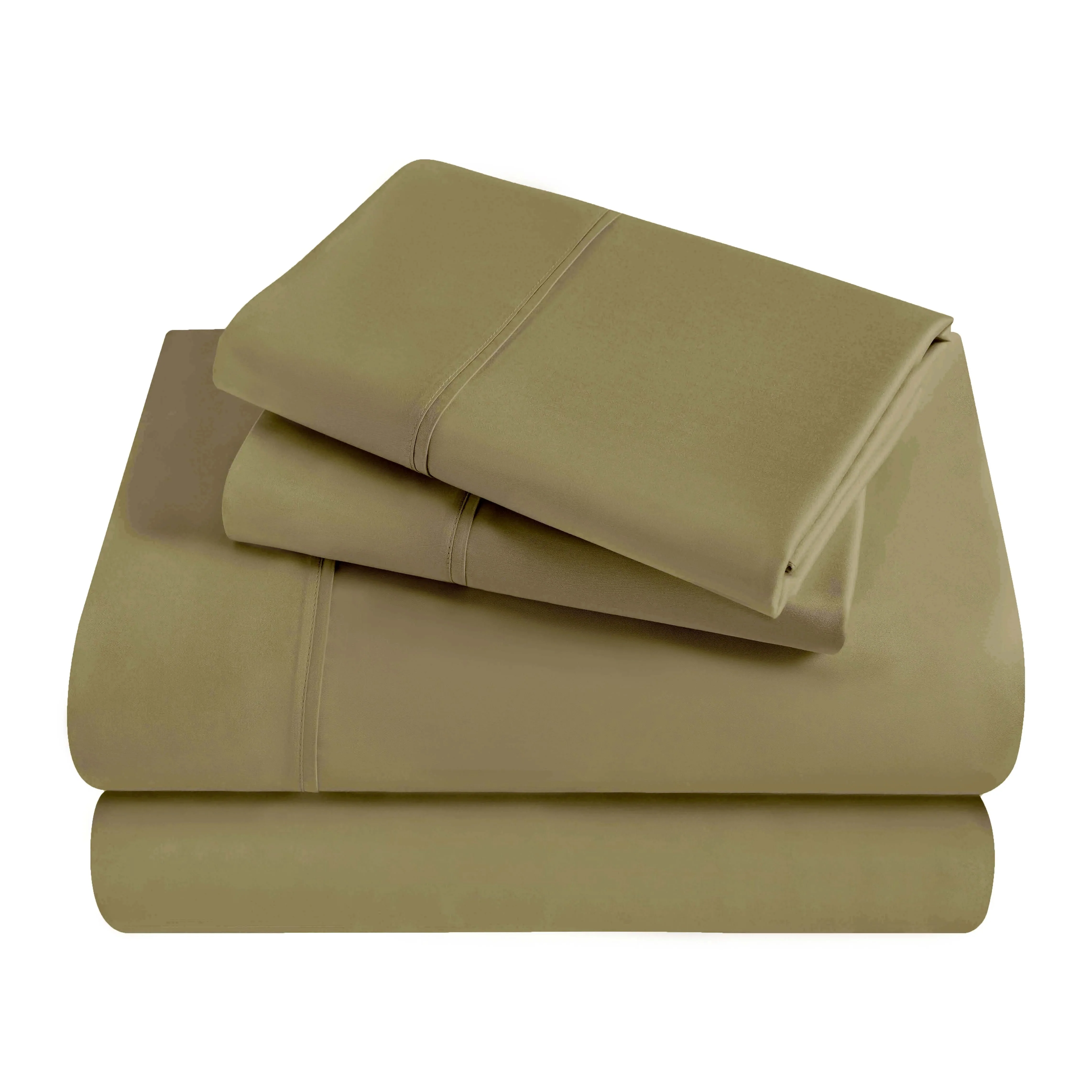300 Thread Count Egyptian Cotton Sateen Bed Sheet Set - Image 40