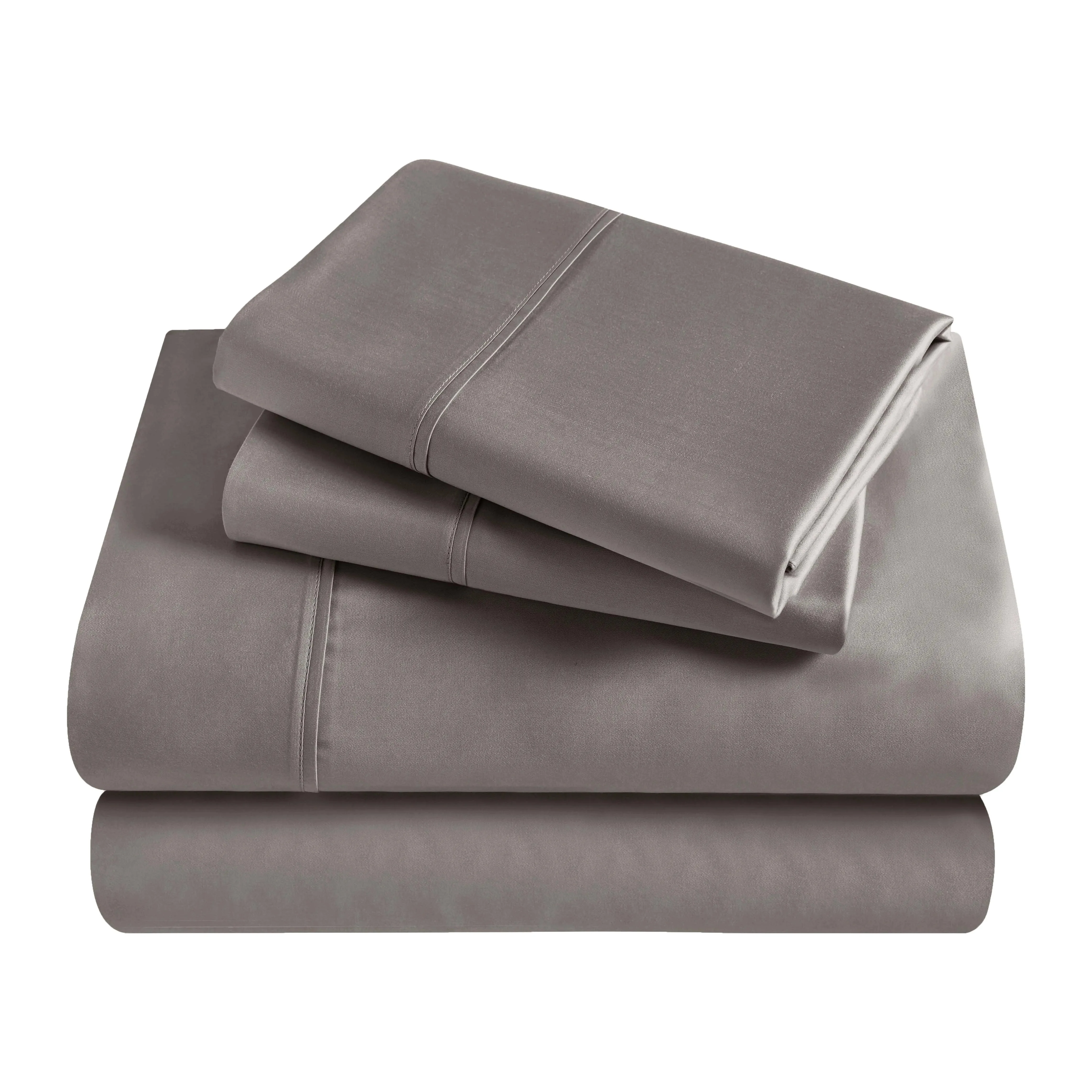 300 Thread Count Egyptian Cotton Sateen Bed Sheet Set - Image 44