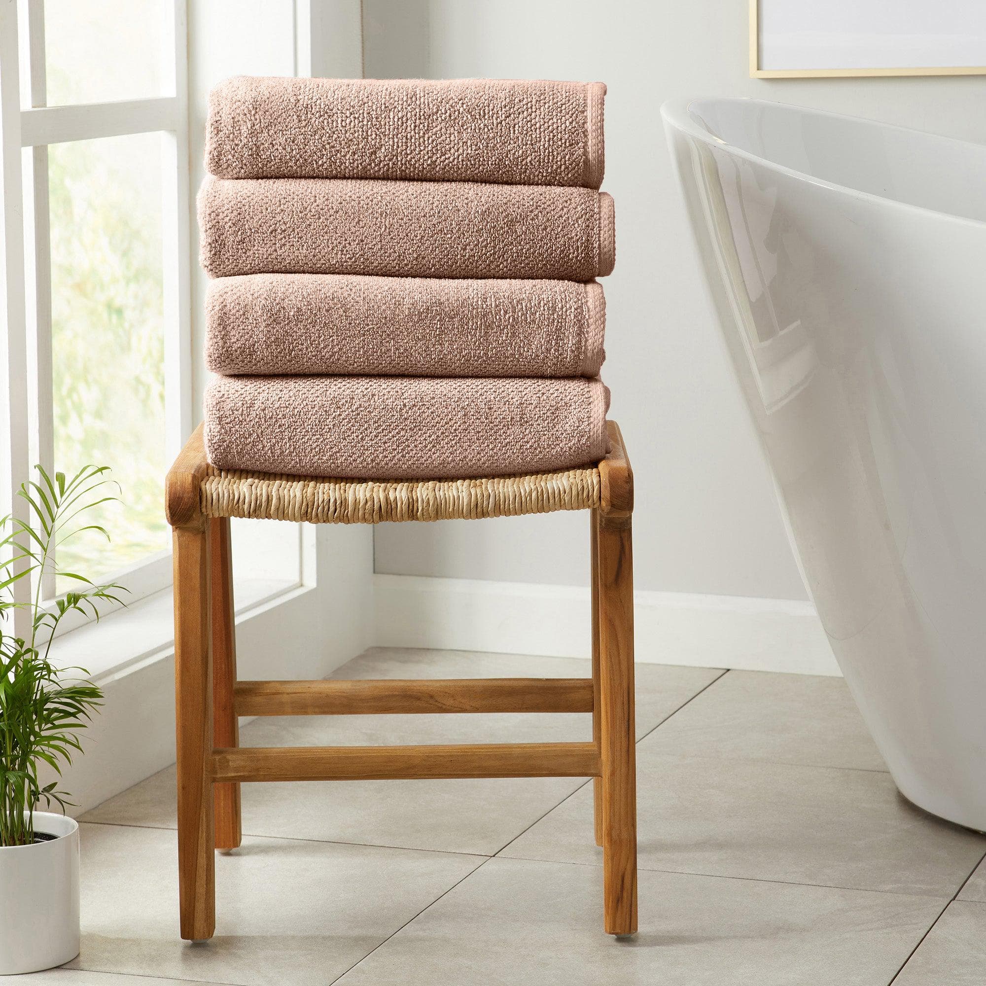 4 Pack Cotton Bath Towels - Kasper Collection - Image 19