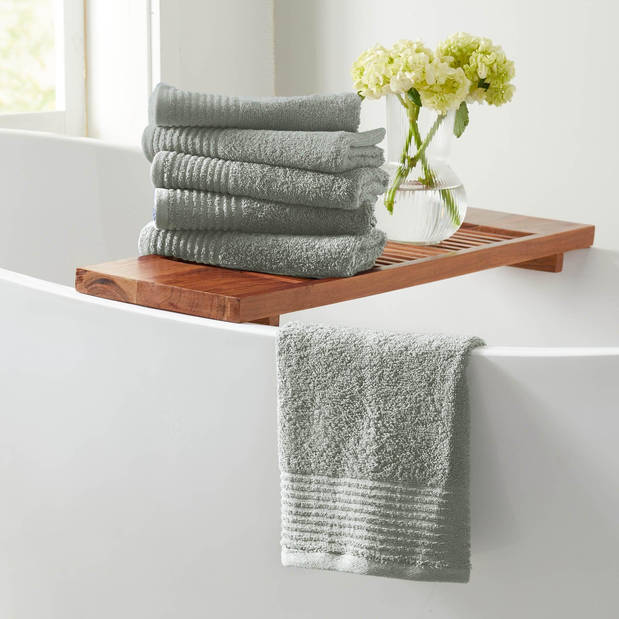 4 Pack Cotton Bath Towels - Kasper Collection - Image 3