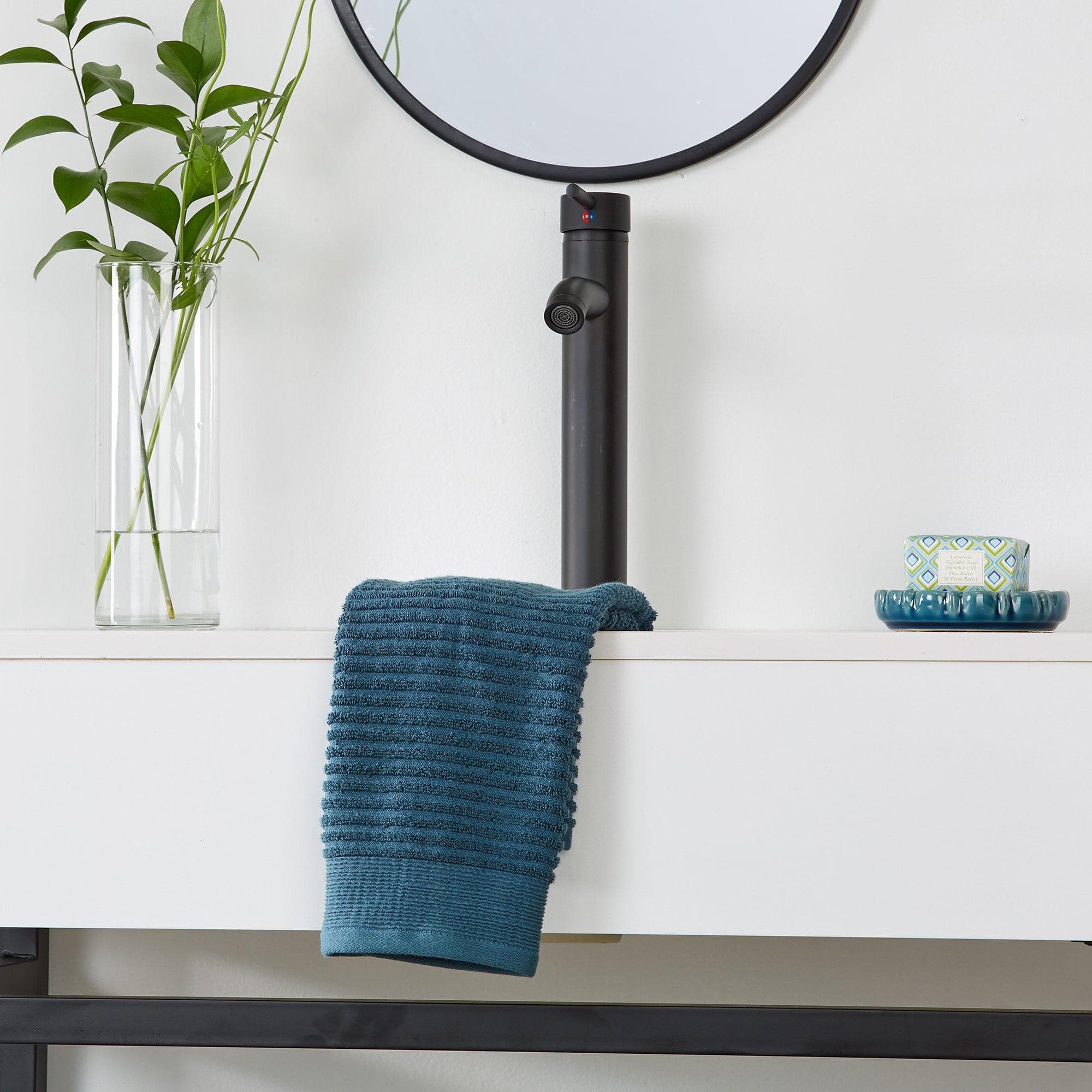 4 Pack Ribbed Hand Towels - Rori Collection - Image 18