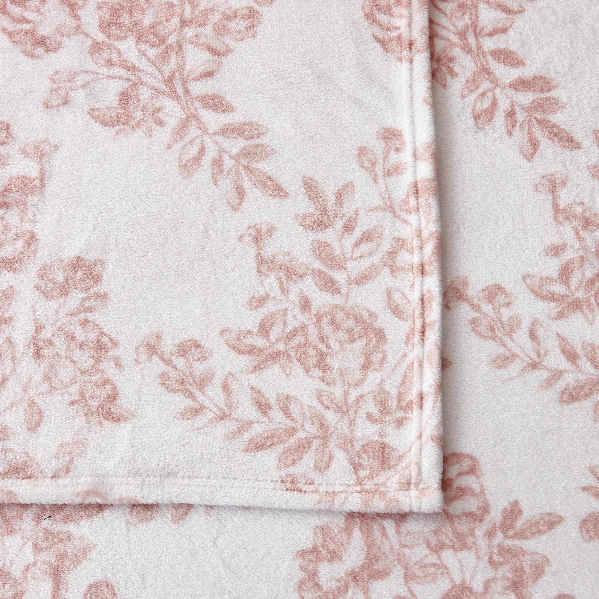 4-Piece Printed Plush Sheet - Velvet Luxe Lattice Collection - Image 30