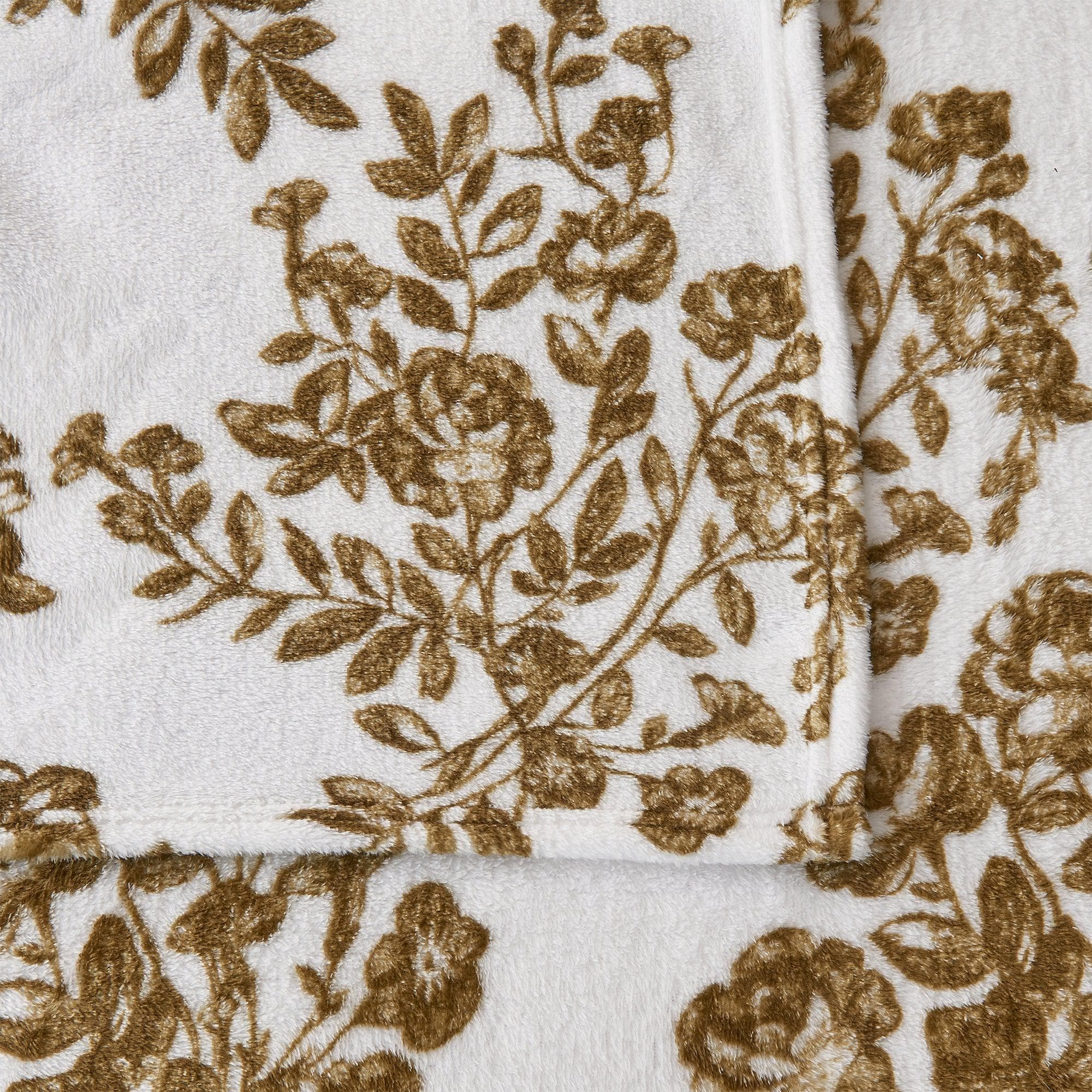 4-Piece Printed Plush Sheet - Velvet Luxe Lattice Collection - Image 35