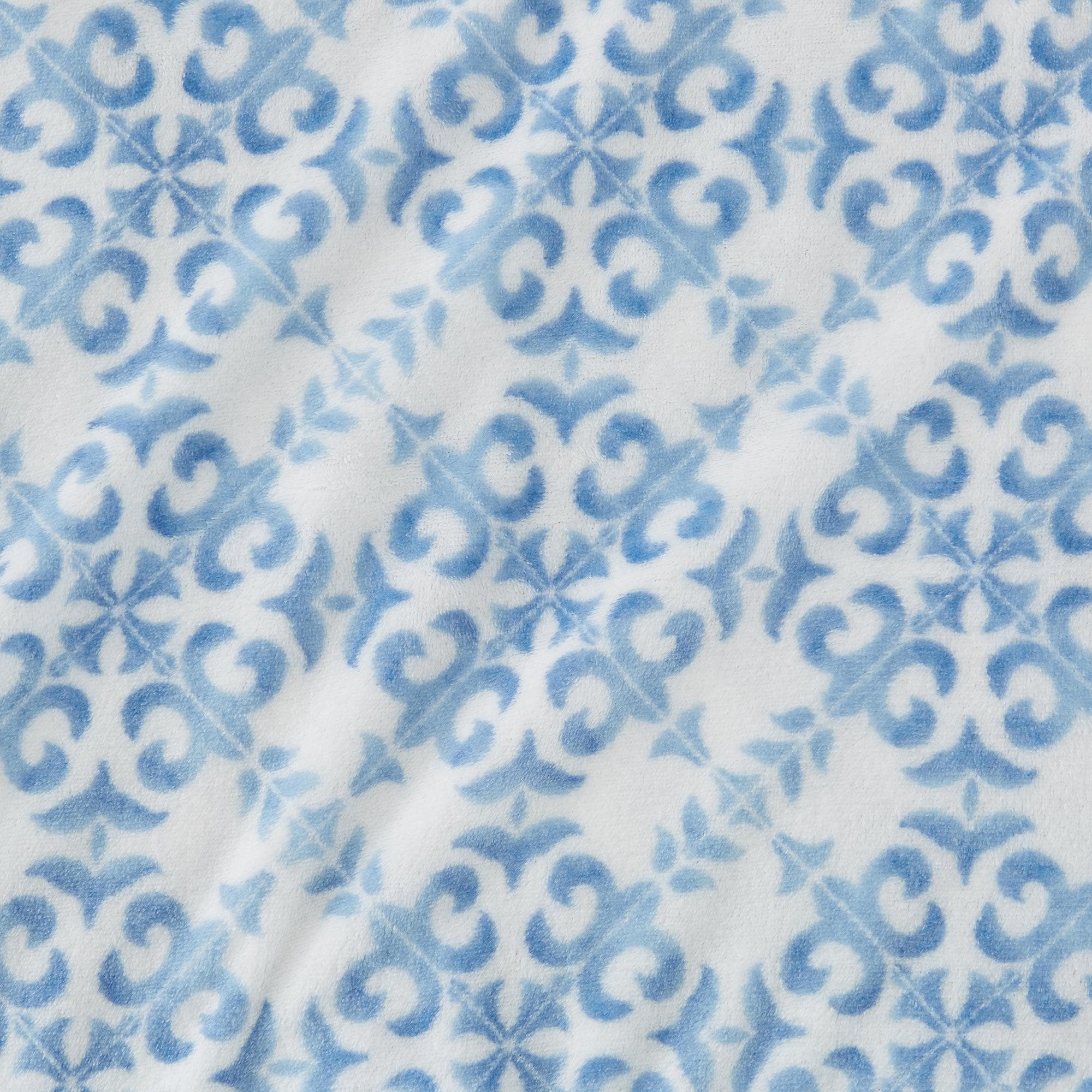 4-Piece Printed Plush Sheet - Velvet Luxe Lattice Collection - Image 7