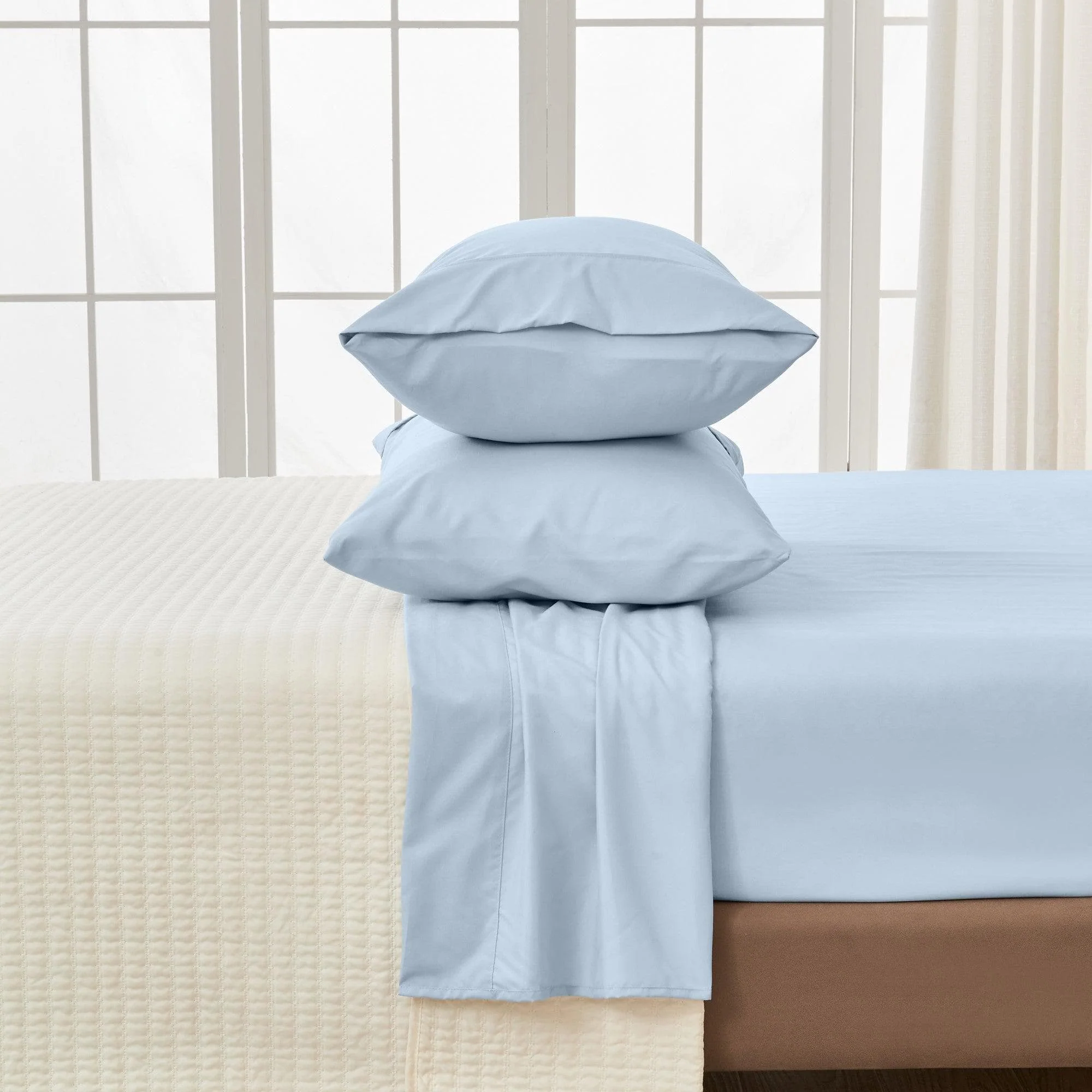 4 Piece Solid Microfiber Sheet Set - Amara Collection - Image 6