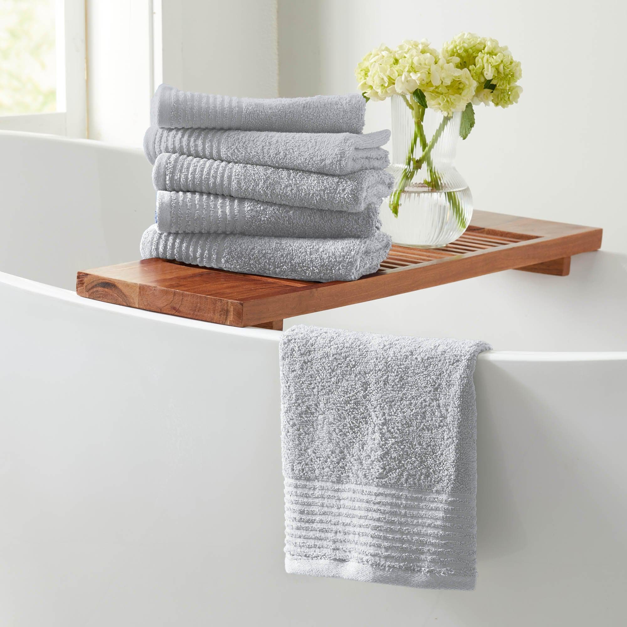 6 Pack Cotton Hand Towels - Kasper Collection - Image 13
