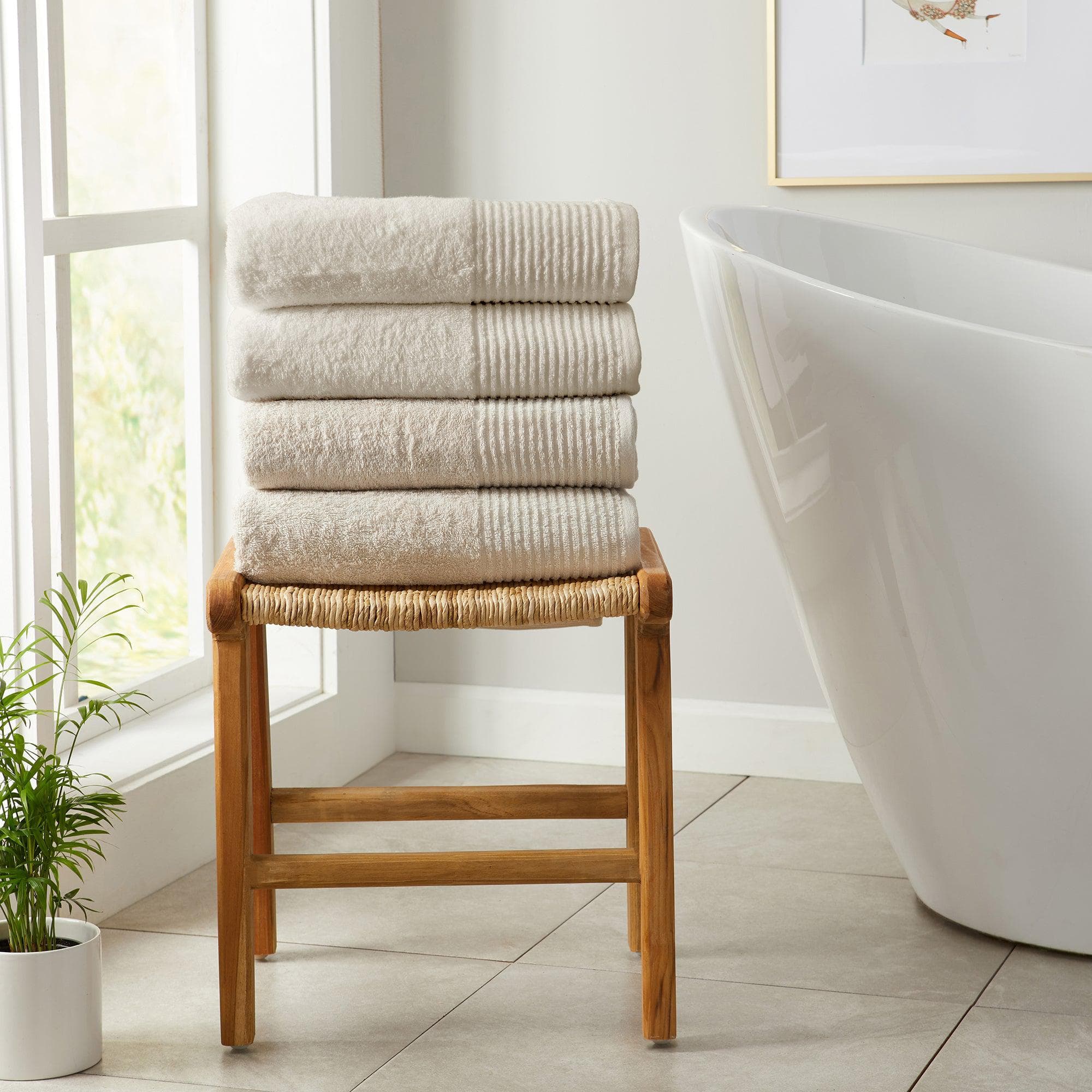 6 Pack Cotton Hand Towels - Kasper Collection - Image 33