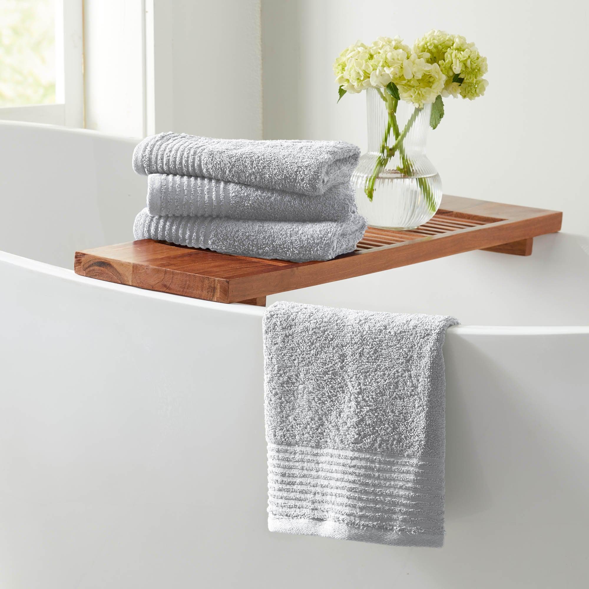 6 Piece Set Cotton Bath Towels - Kasper Collection - Image 15