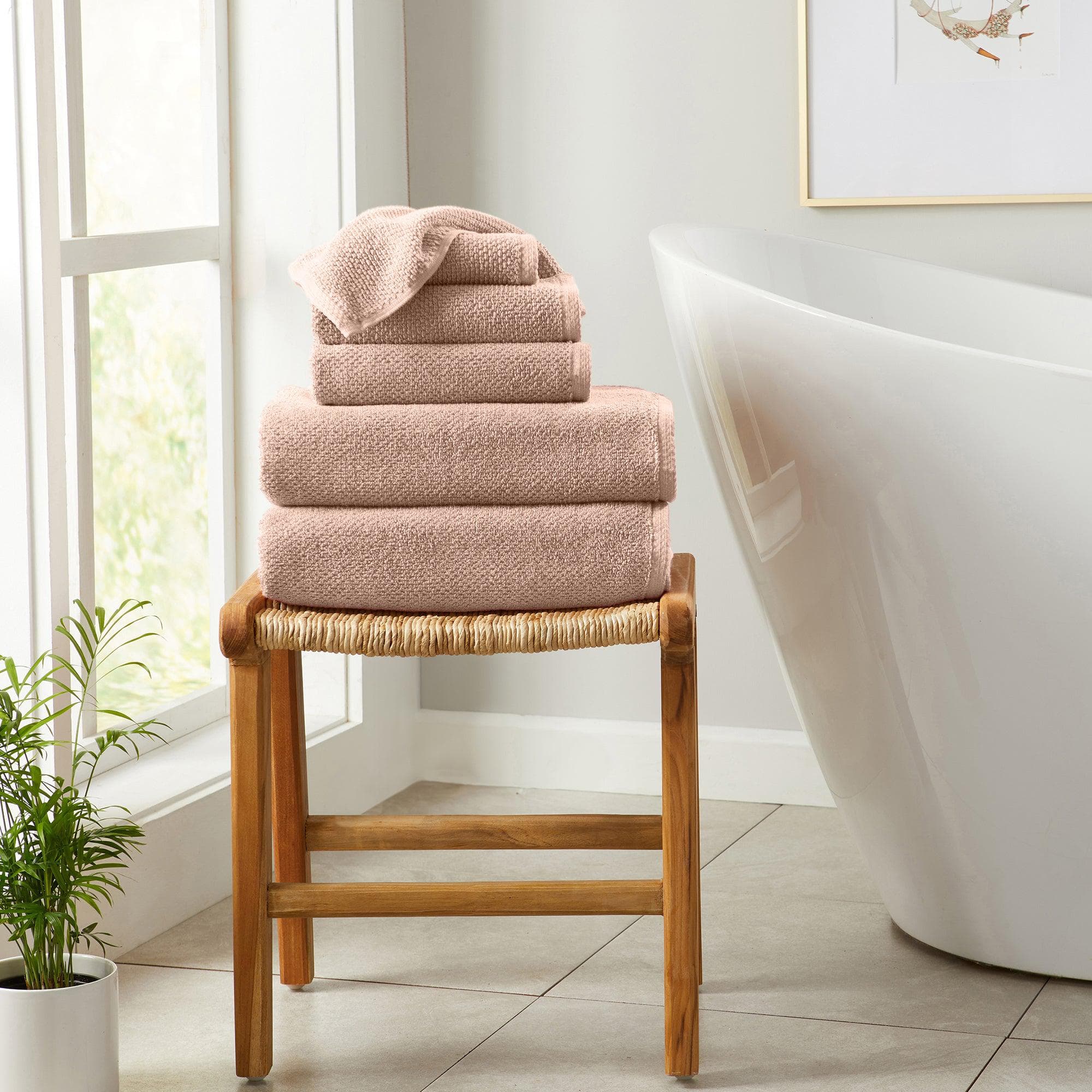 6 Piece Set Cotton Bath Towels - Kasper Collection - Image 19