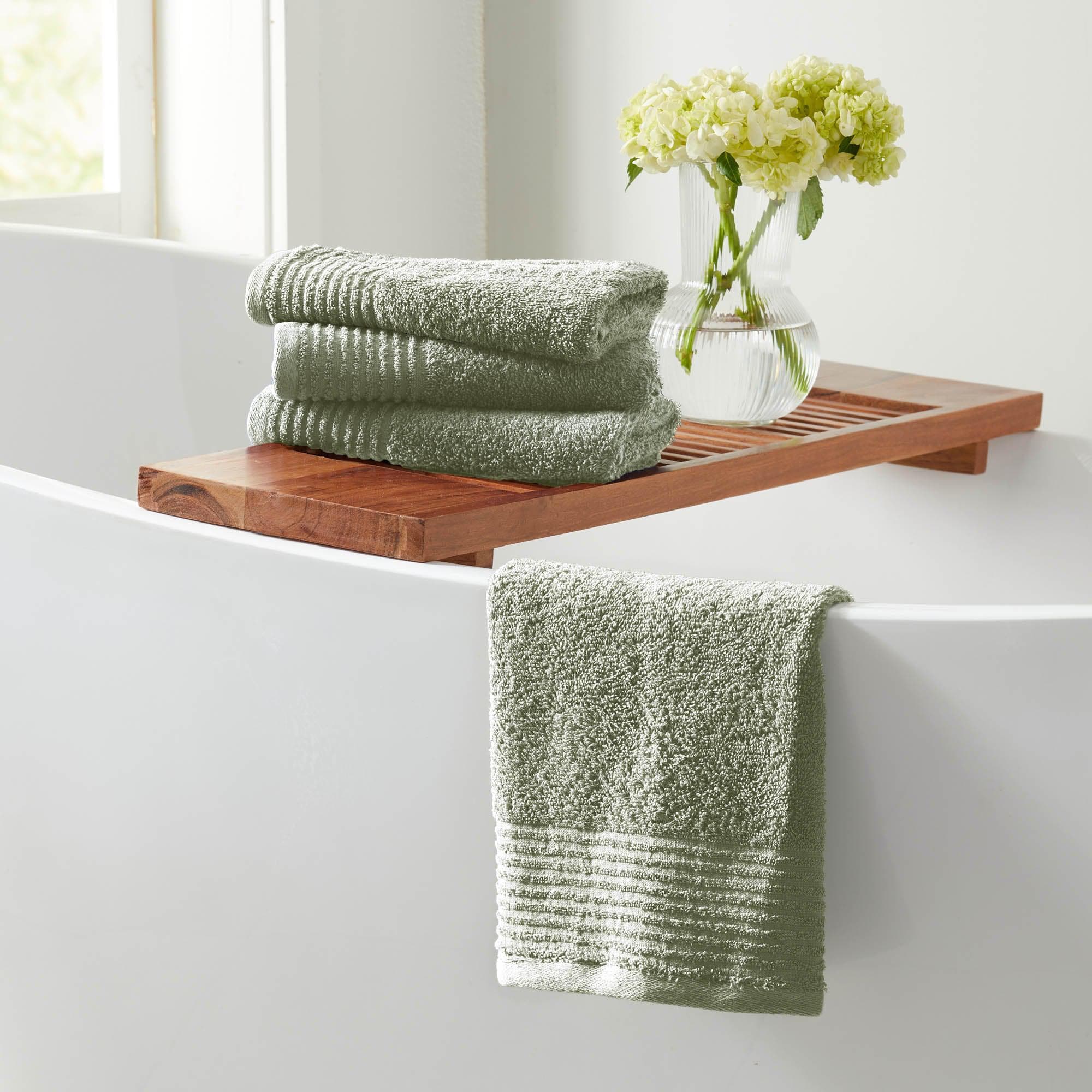 6 Piece Set Cotton Bath Towels - Kasper Collection - Image 3