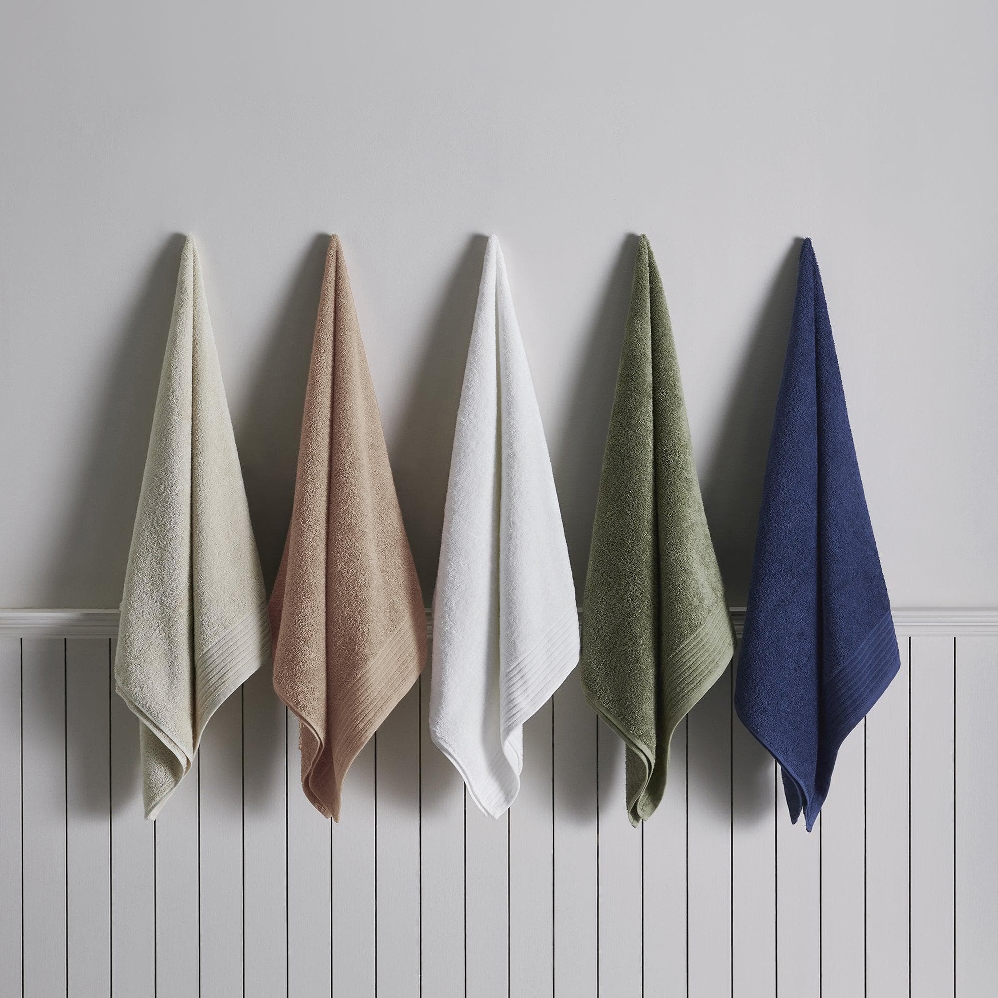 6 Piece Set Cotton Bath Towels - Kasper Collection - Image 36