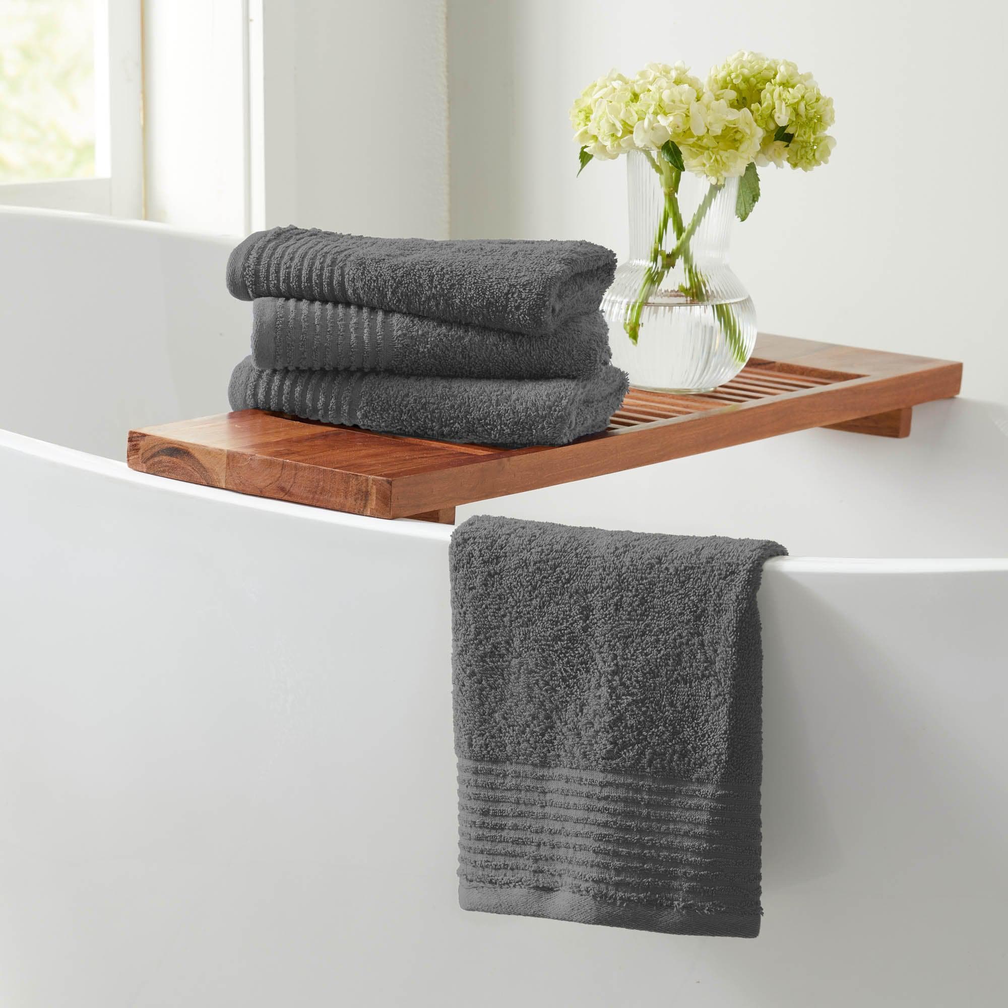 6 Piece Set Cotton Bath Towels - Kasper Collection - Image 9