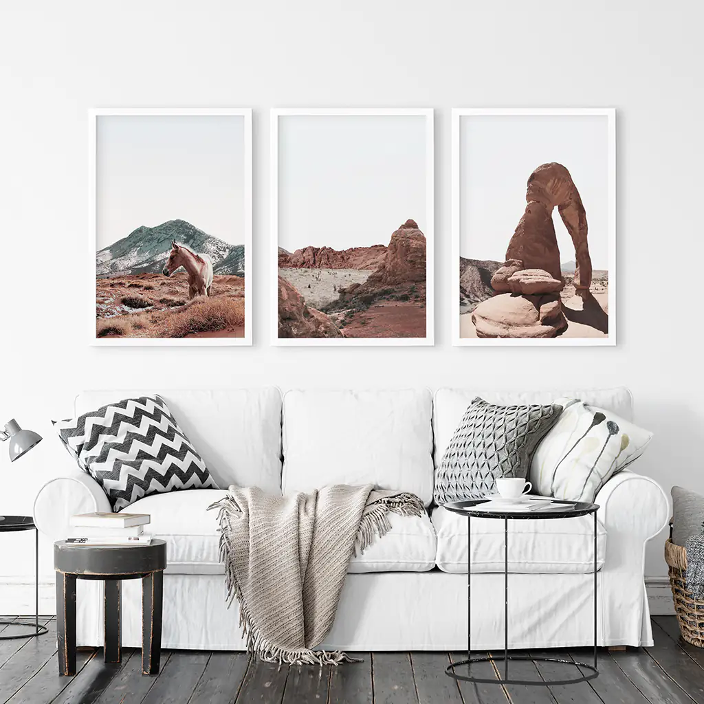 Arches National Park Wall Art Set. Horse in the Desert - Image 4