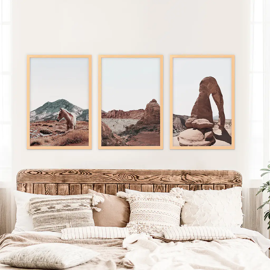 Arches National Park Wall Art Set. Horse in the Desert - Image 7