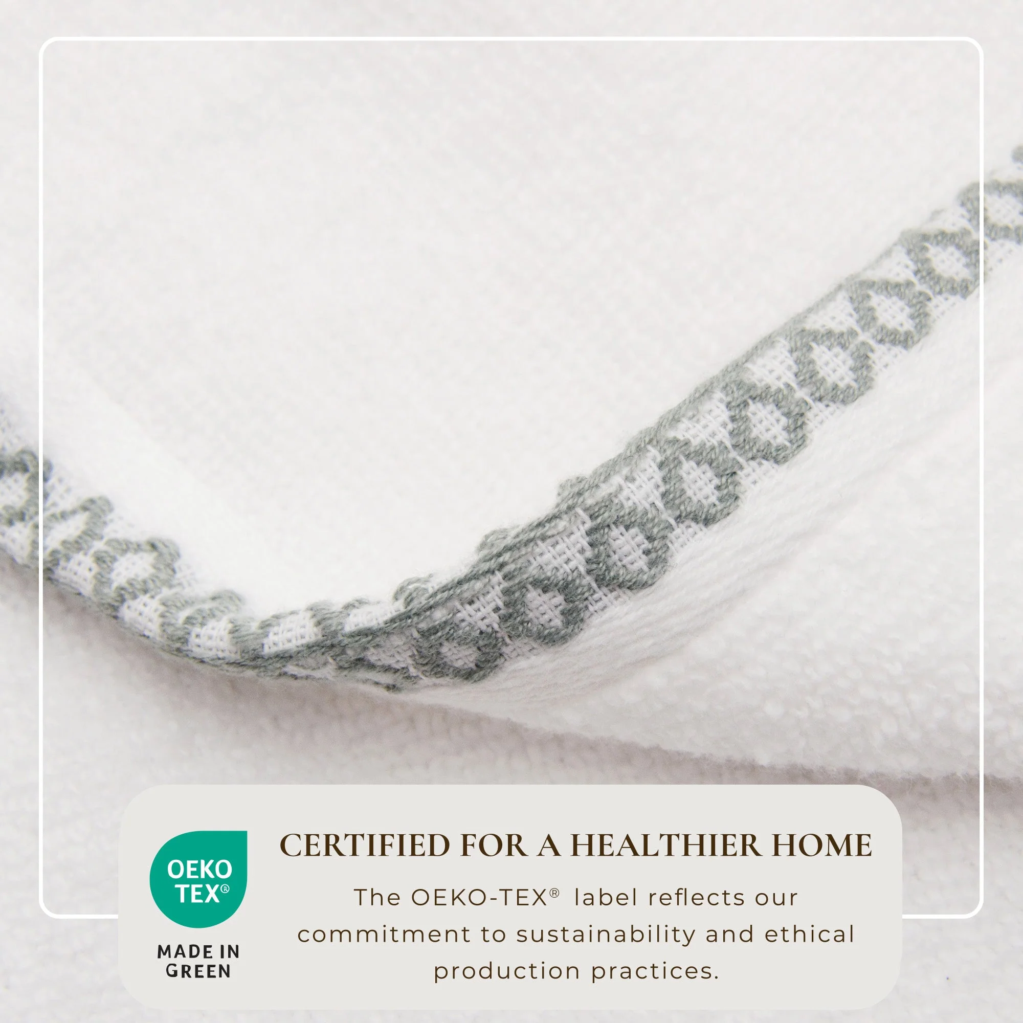 Cotton Border-Stitched 6-Piece Towel Set - Valery Collection - Image 4