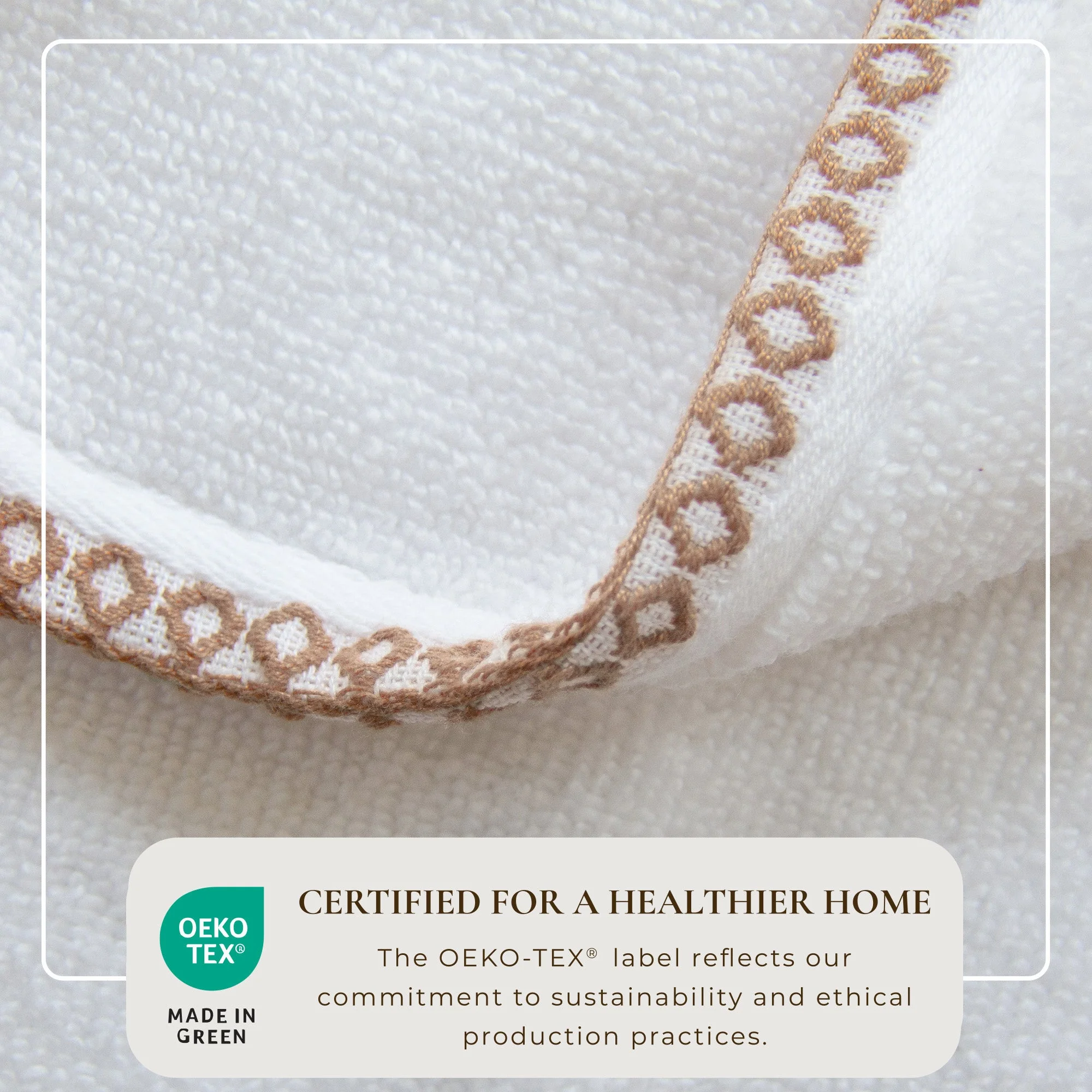 Cotton Border-Stitched 6-Piece Towel Set - Valery Collection - Image 88