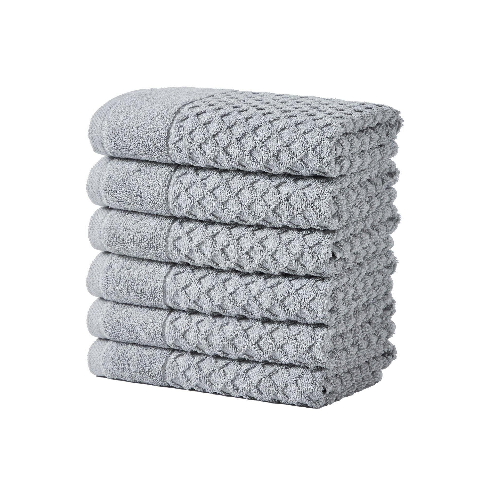 Cotton Diamond Waffle Weave Bath Towel Set - Grayson Collection - Image 125