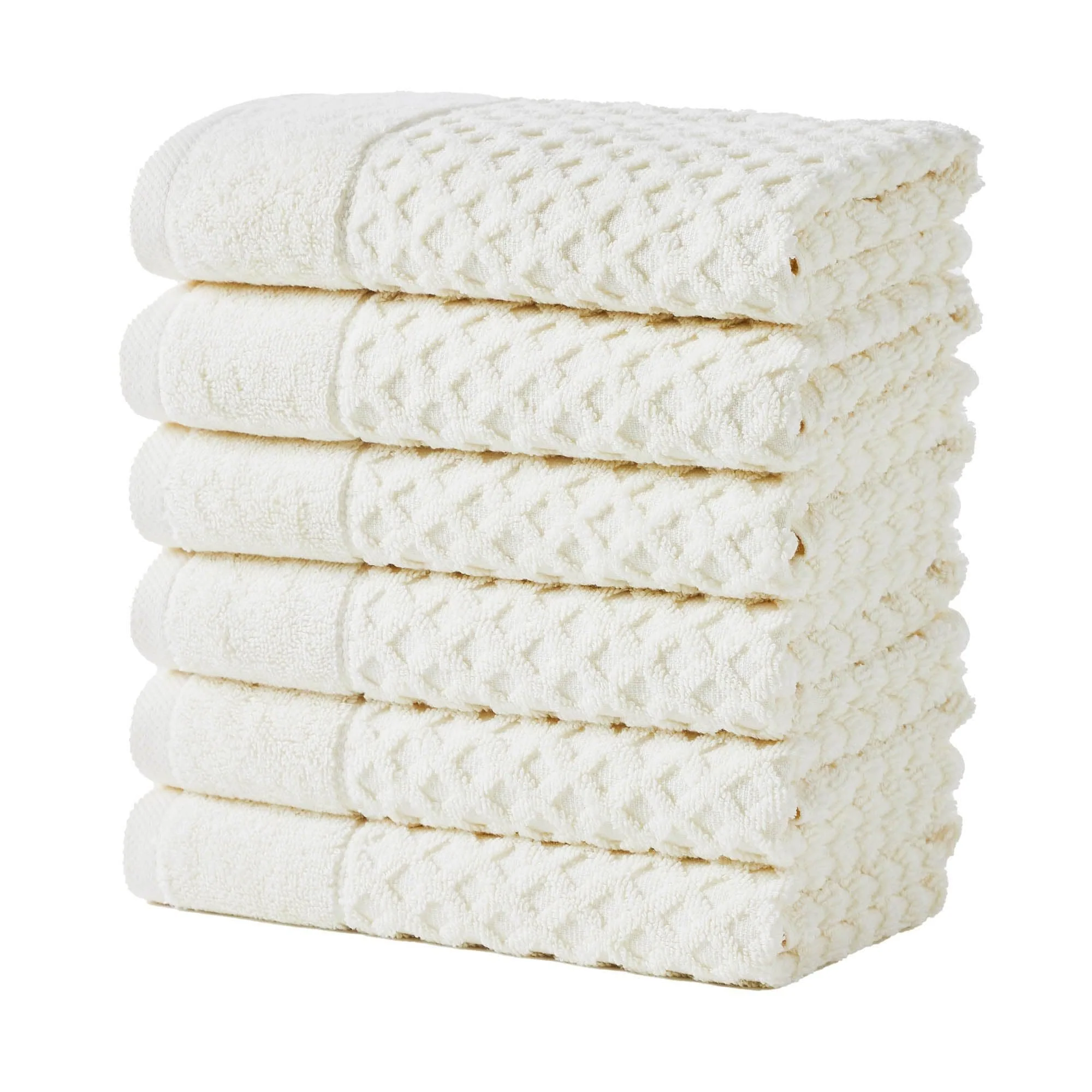 Cotton Diamond Waffle Weave Bath Towel Set - Grayson Collection - Image 15