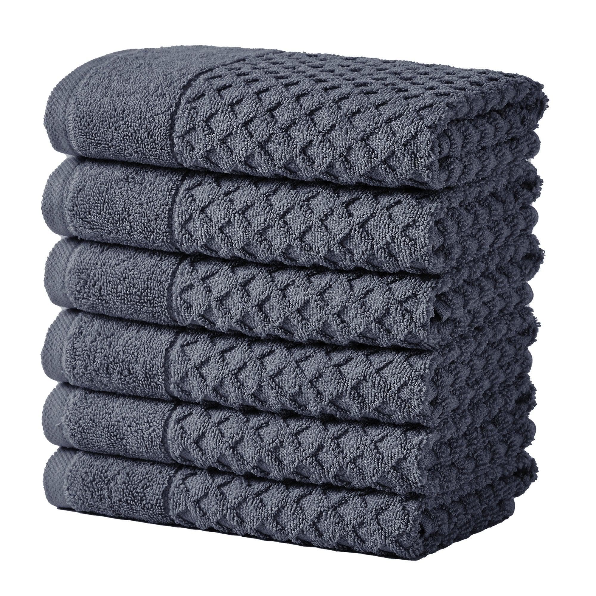 Cotton Diamond Waffle Weave Bath Towel Set - Grayson Collection - Image 153