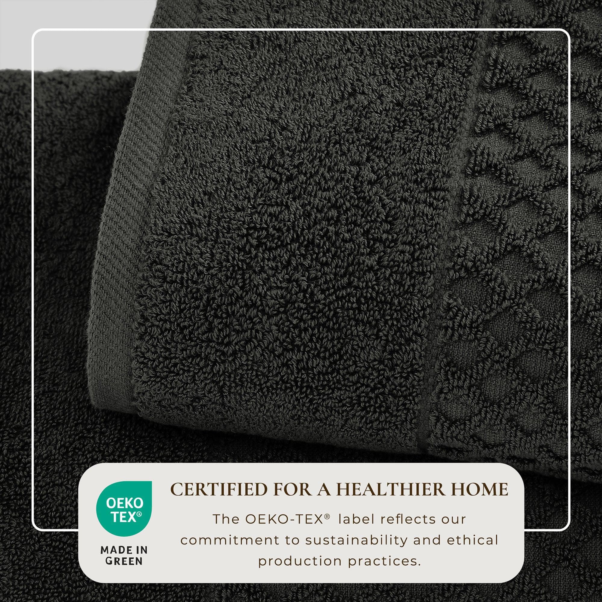 Cotton Diamond Waffle Weave Bath Towel Set - Grayson Collection - Image 164