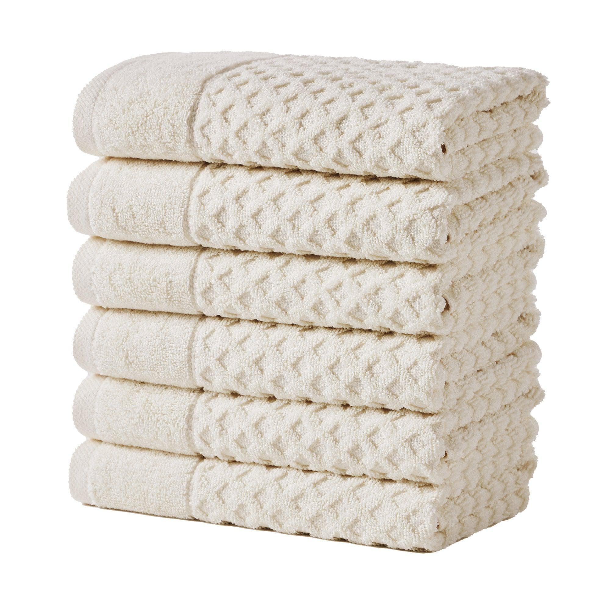 Cotton Diamond Waffle Weave Bath Towel Set - Grayson Collection - Image 175