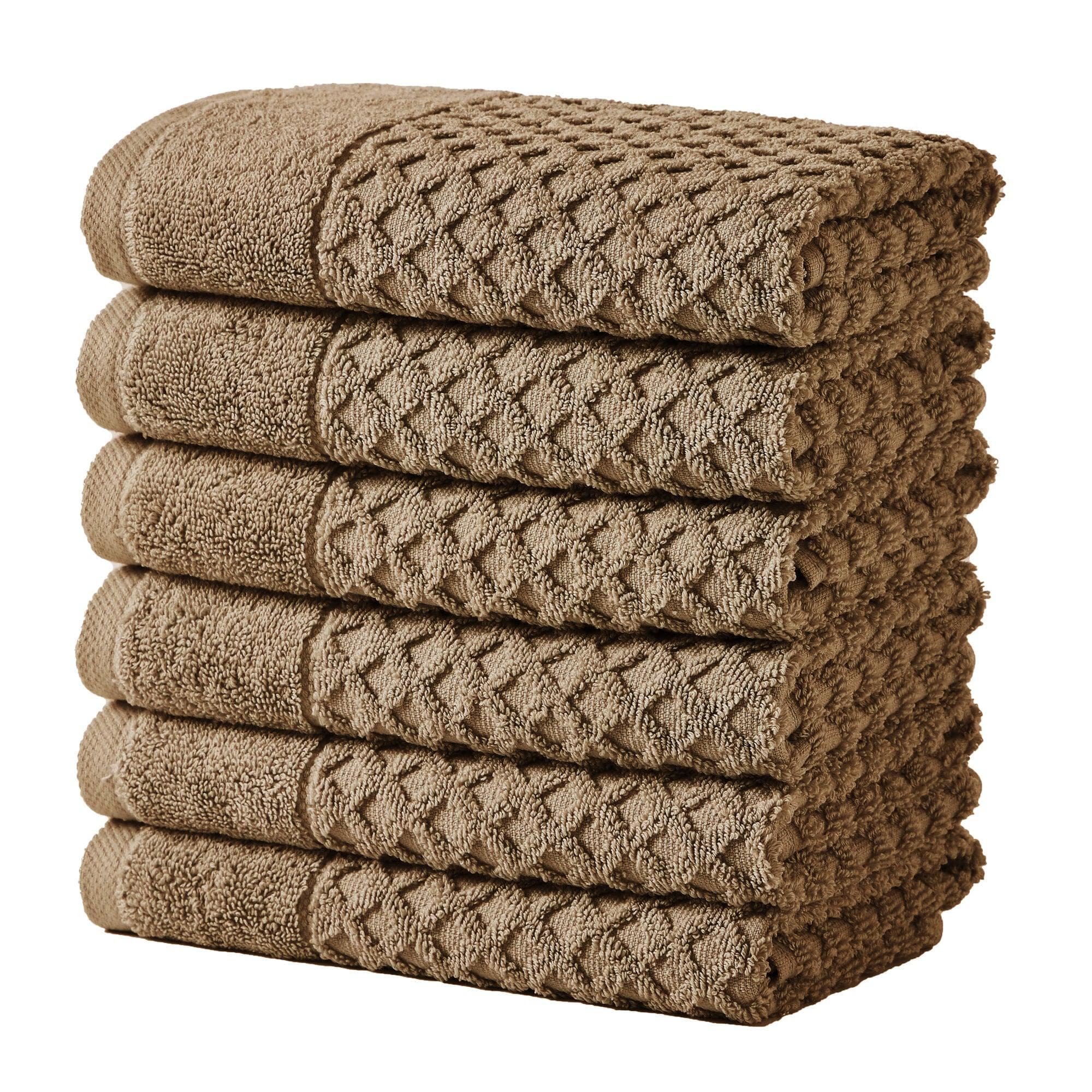 Cotton Diamond Waffle Weave Bath Towel Set - Grayson Collection - Image 189
