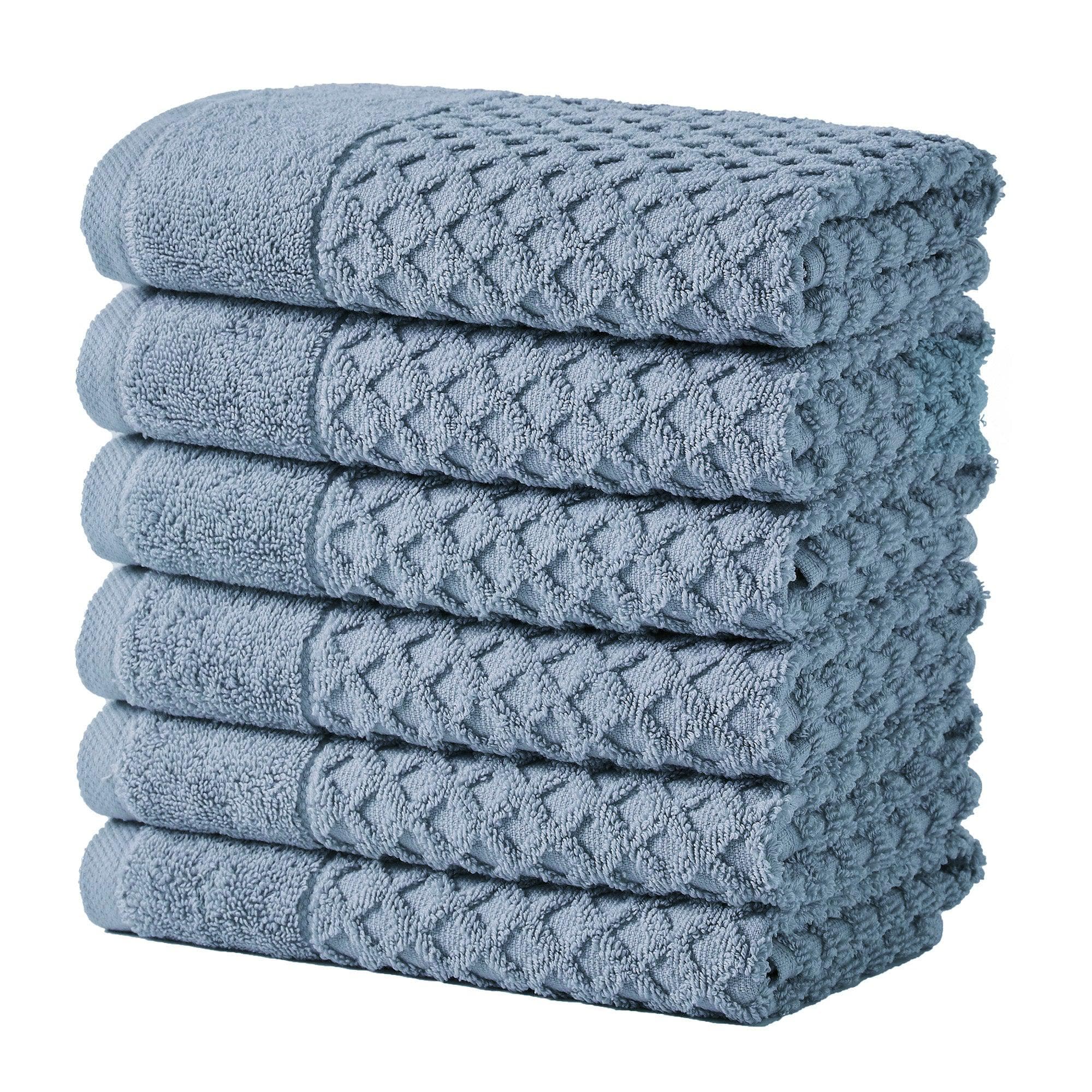 Cotton Diamond Waffle Weave Bath Towel Set - Grayson Collection - Image 203