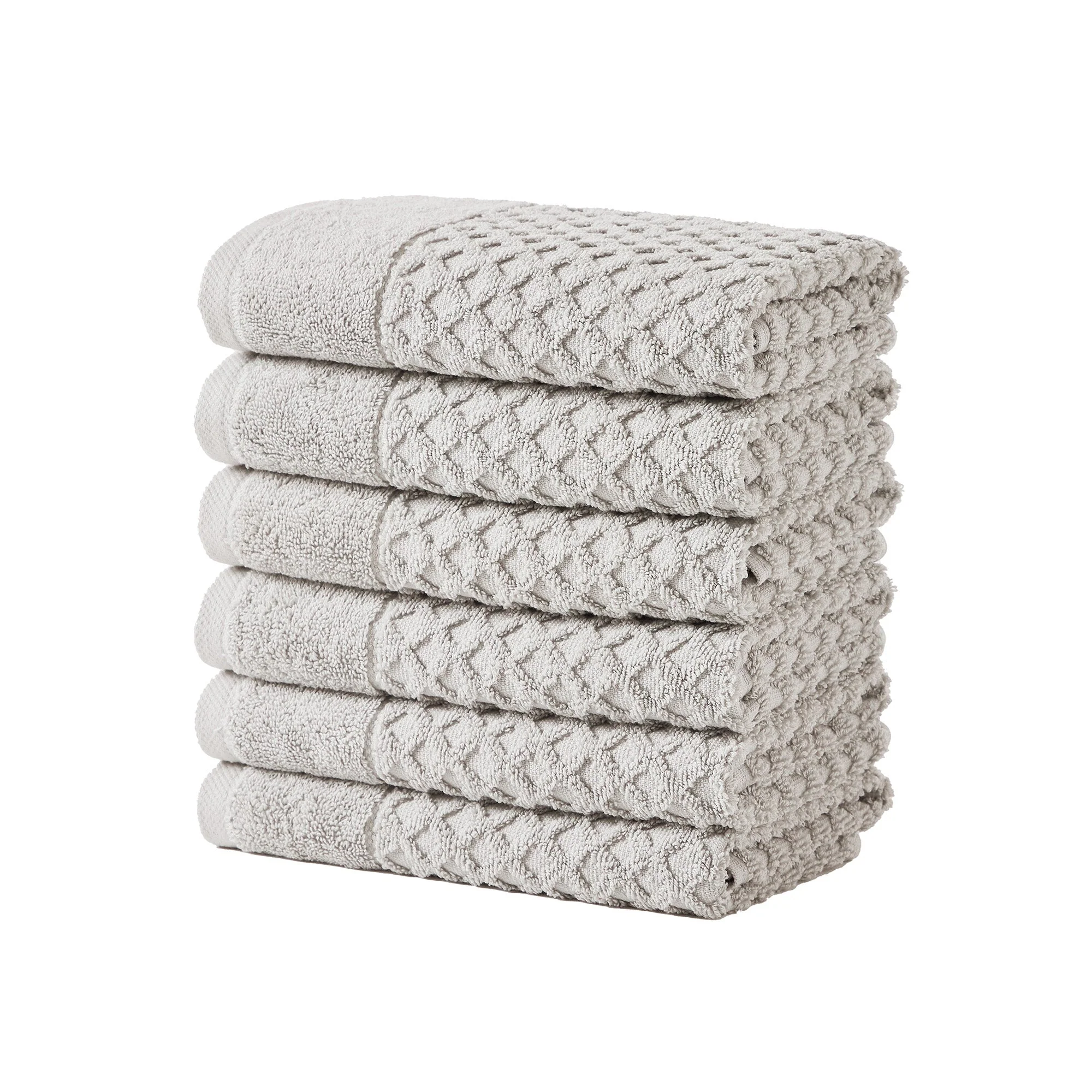 Cotton Diamond Waffle Weave Bath Towel Set - Grayson Collection - Image 215