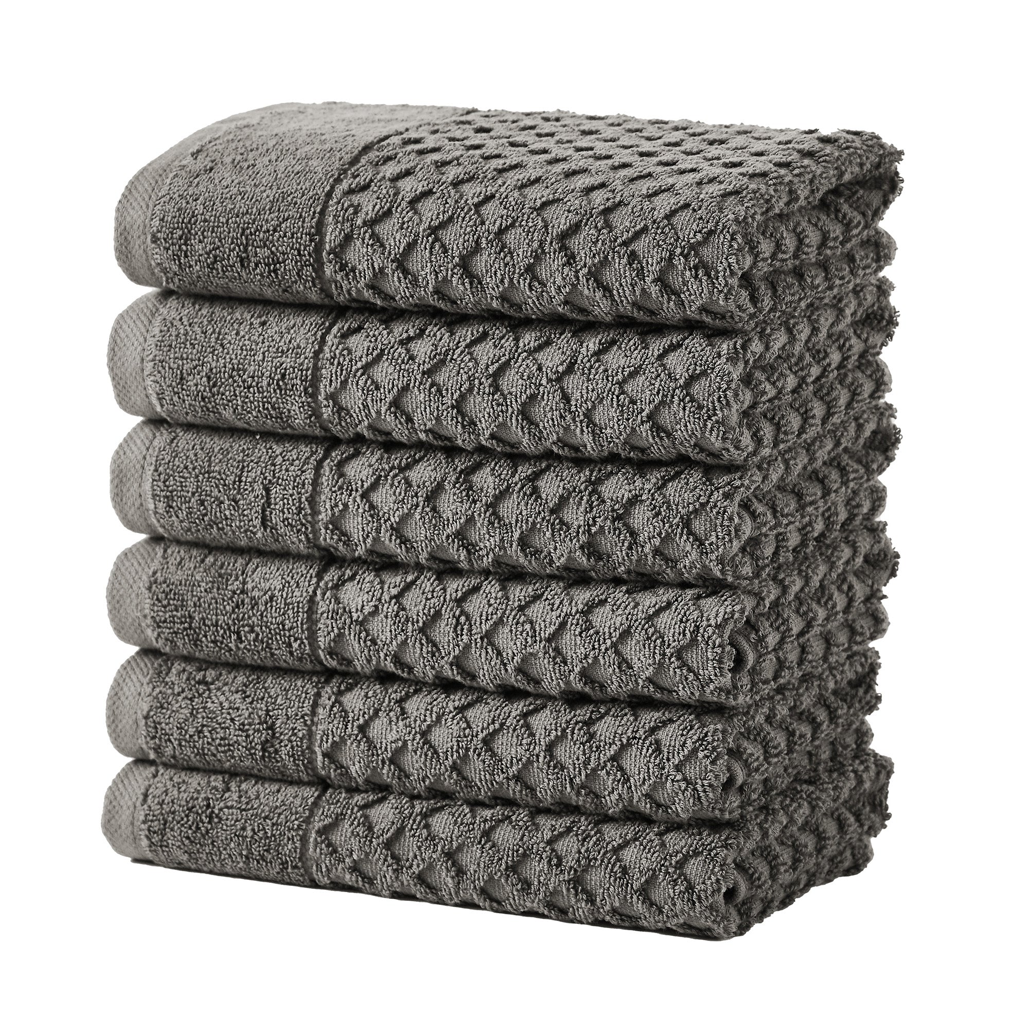 Cotton Diamond Waffle Weave Bath Towel Set - Grayson Collection - Image 218