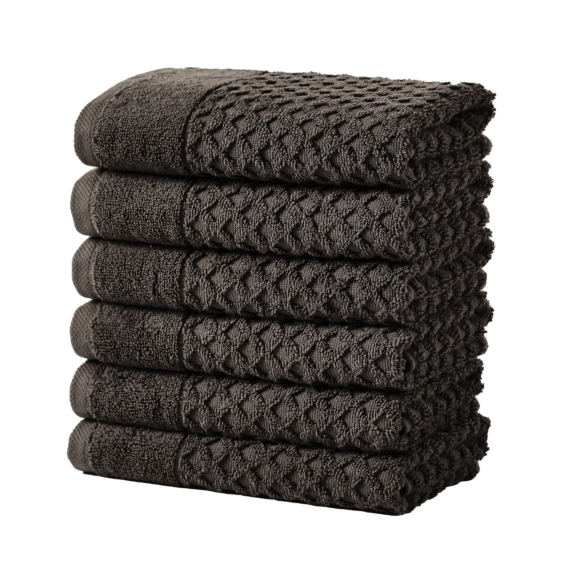 Cotton Diamond Waffle Weave Bath Towel Set - Grayson Collection - Image 219