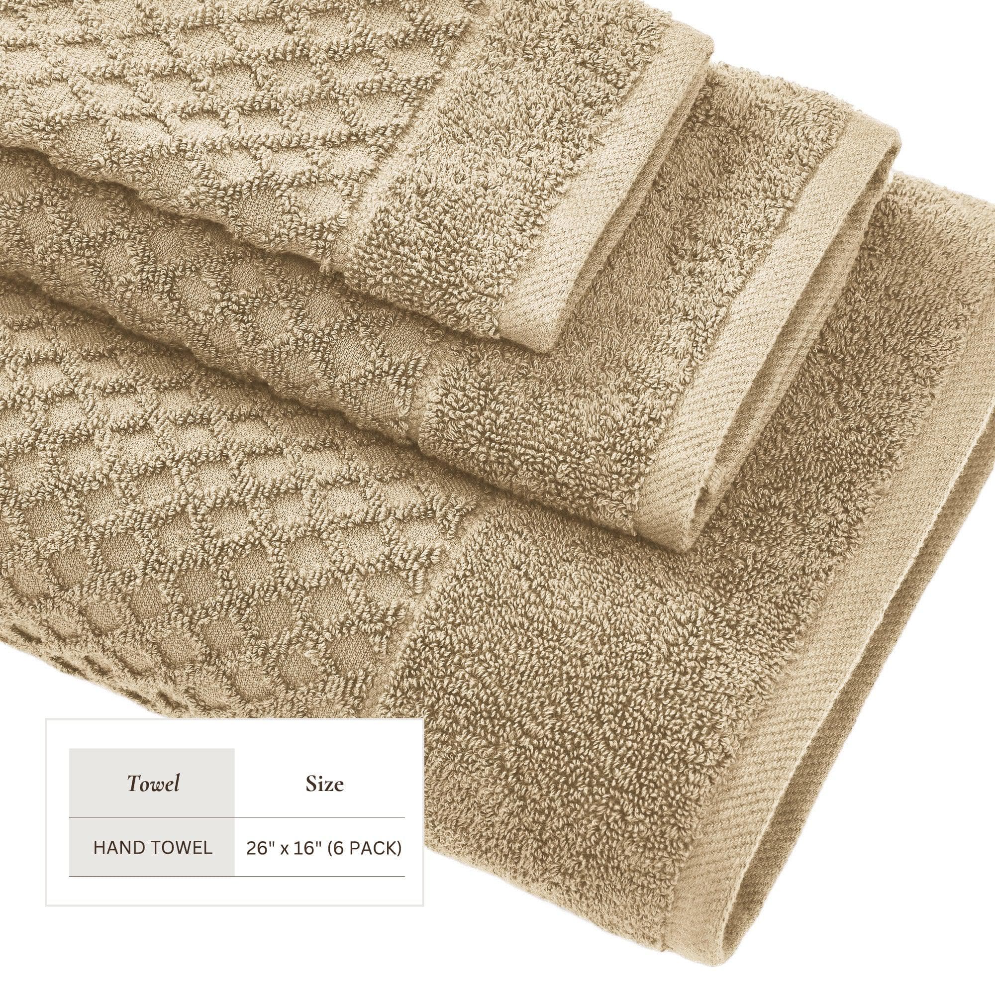 Cotton Diamond Waffle Weave Bath Towel Set - Grayson Collection - Image 33