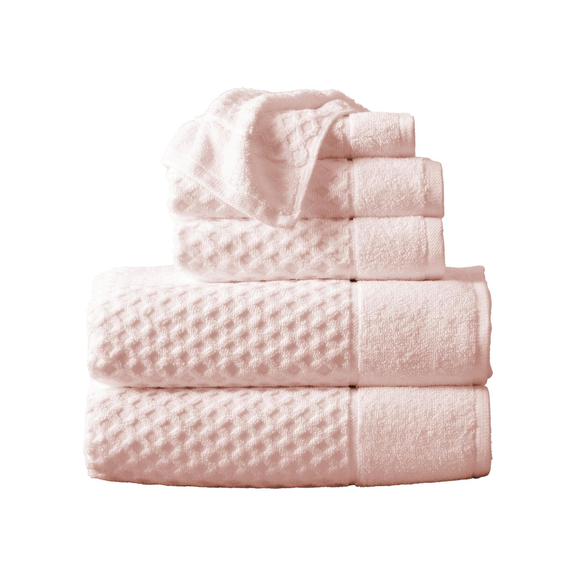Cotton Diamond Waffle Weave Bath Towel Set - Grayson Collection - Image 35