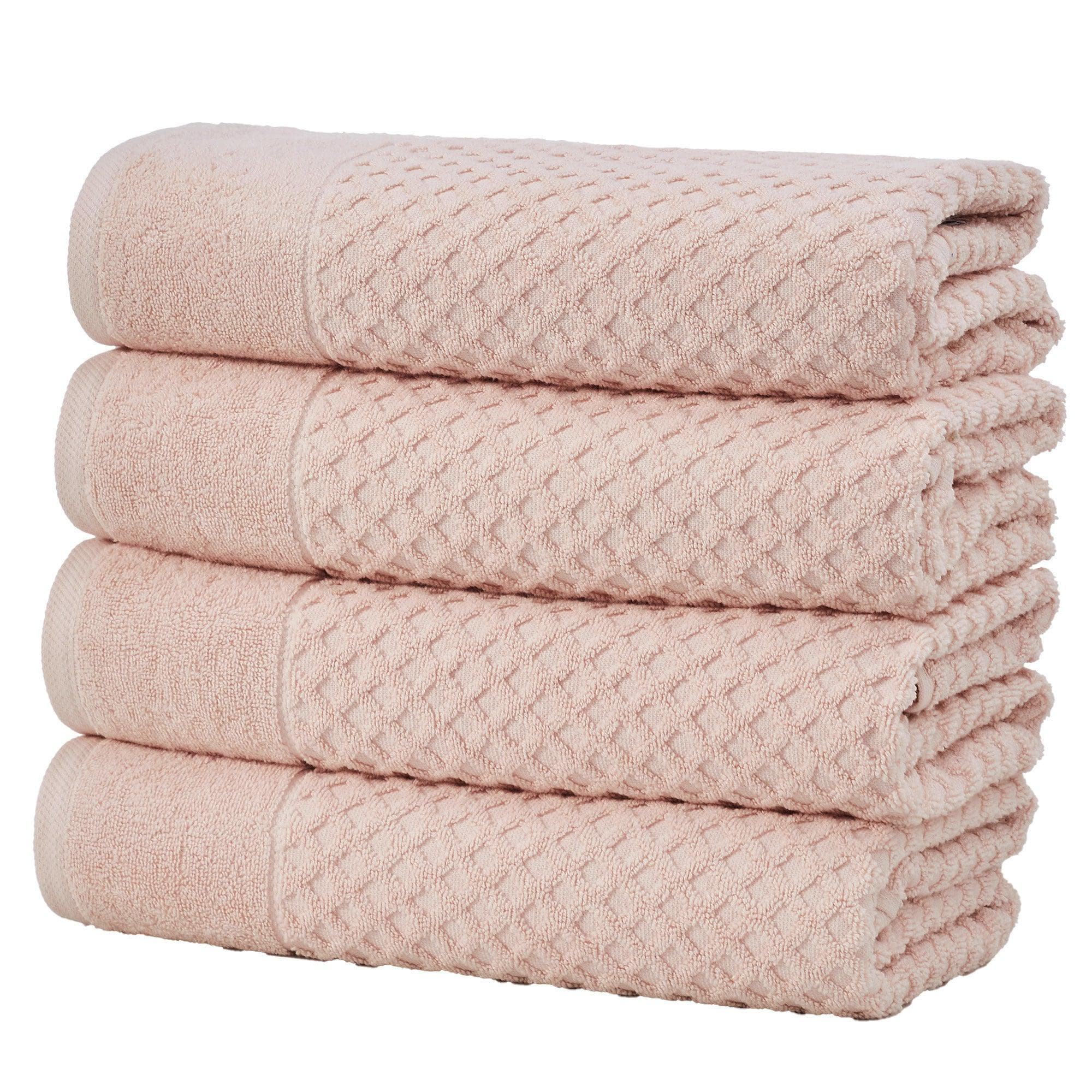 Cotton Diamond Waffle Weave Bath Towel Set - Grayson Collection - Image 36