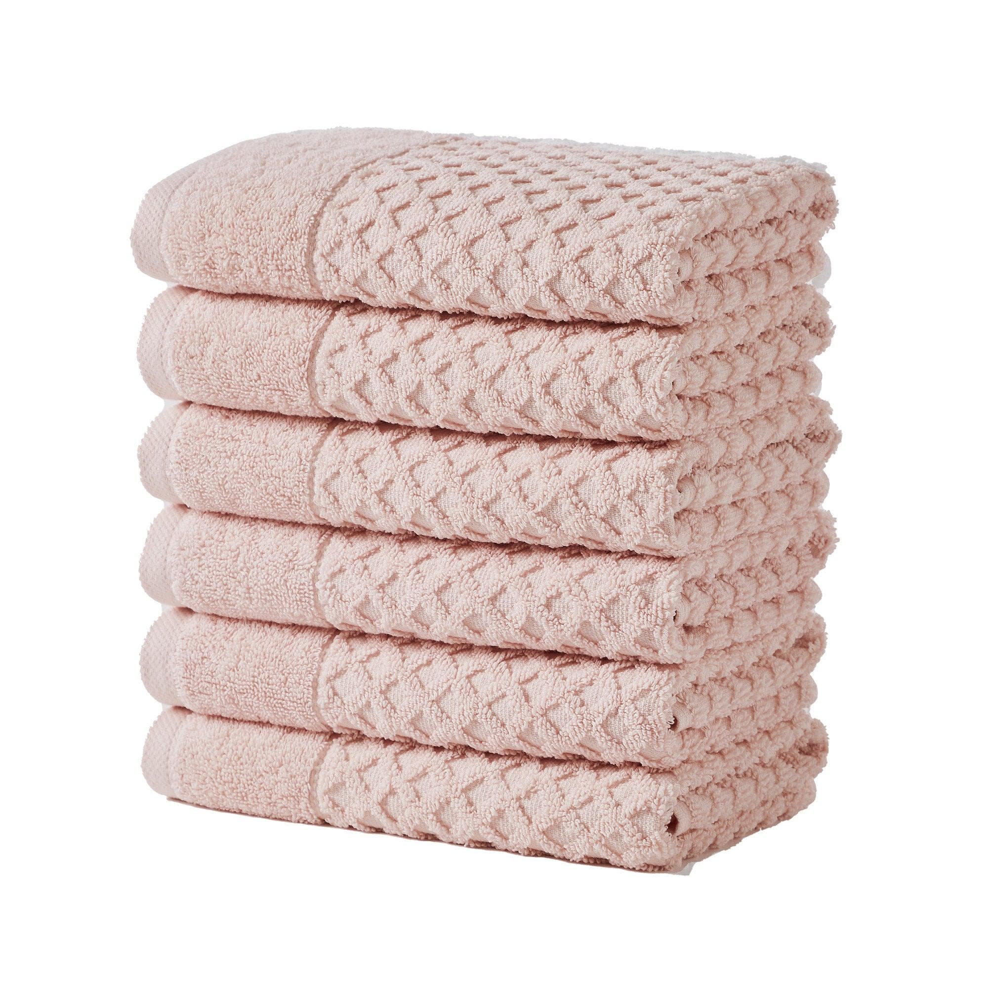Cotton Diamond Waffle Weave Bath Towel Set - Grayson Collection - Image 37