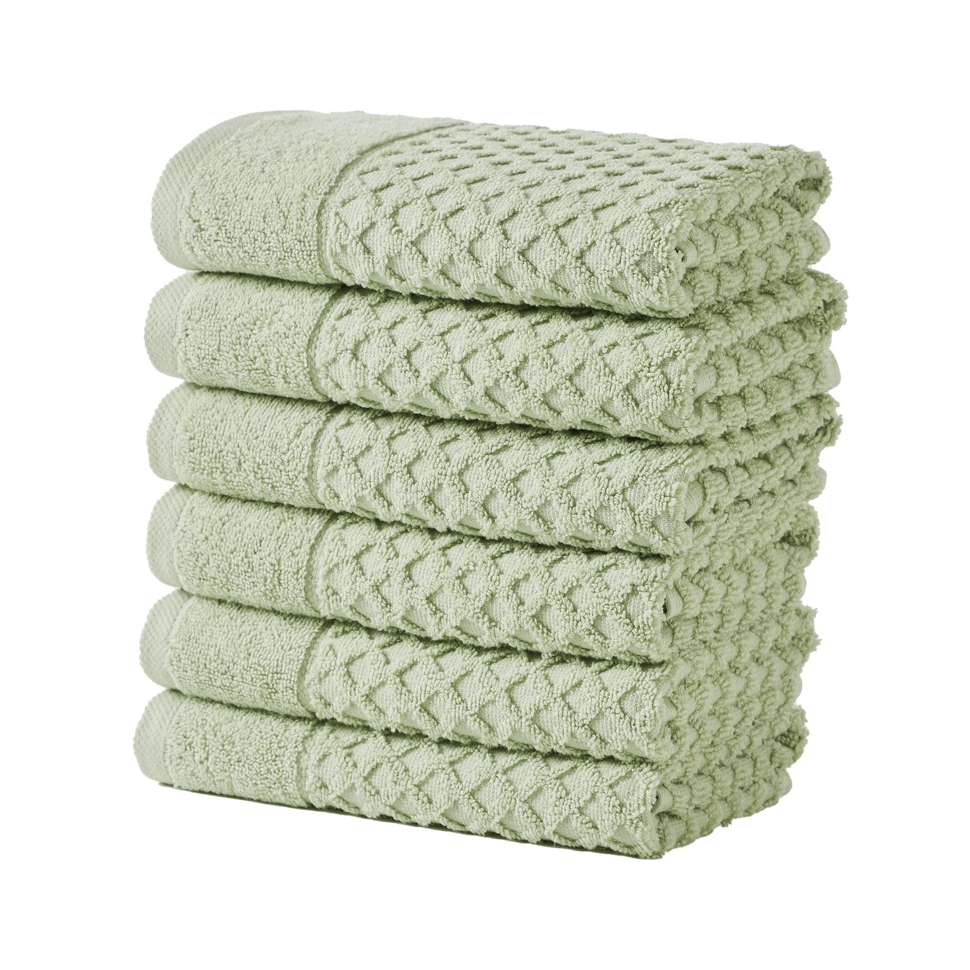 Cotton Diamond Waffle Weave Bath Towel Set - Grayson Collection - Image 51