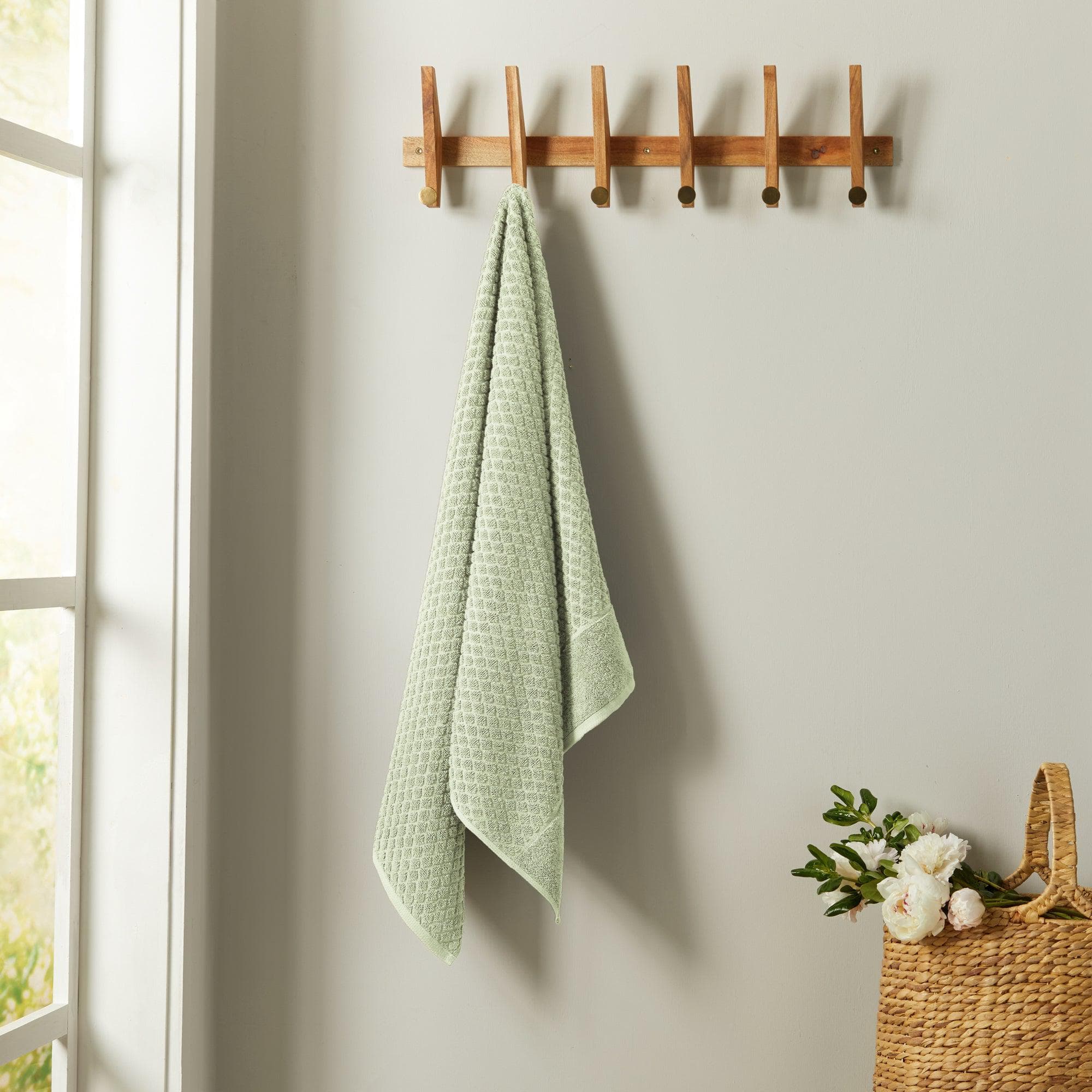 Cotton Diamond Waffle Weave Bath Towel Set - Grayson Collection - Image 53