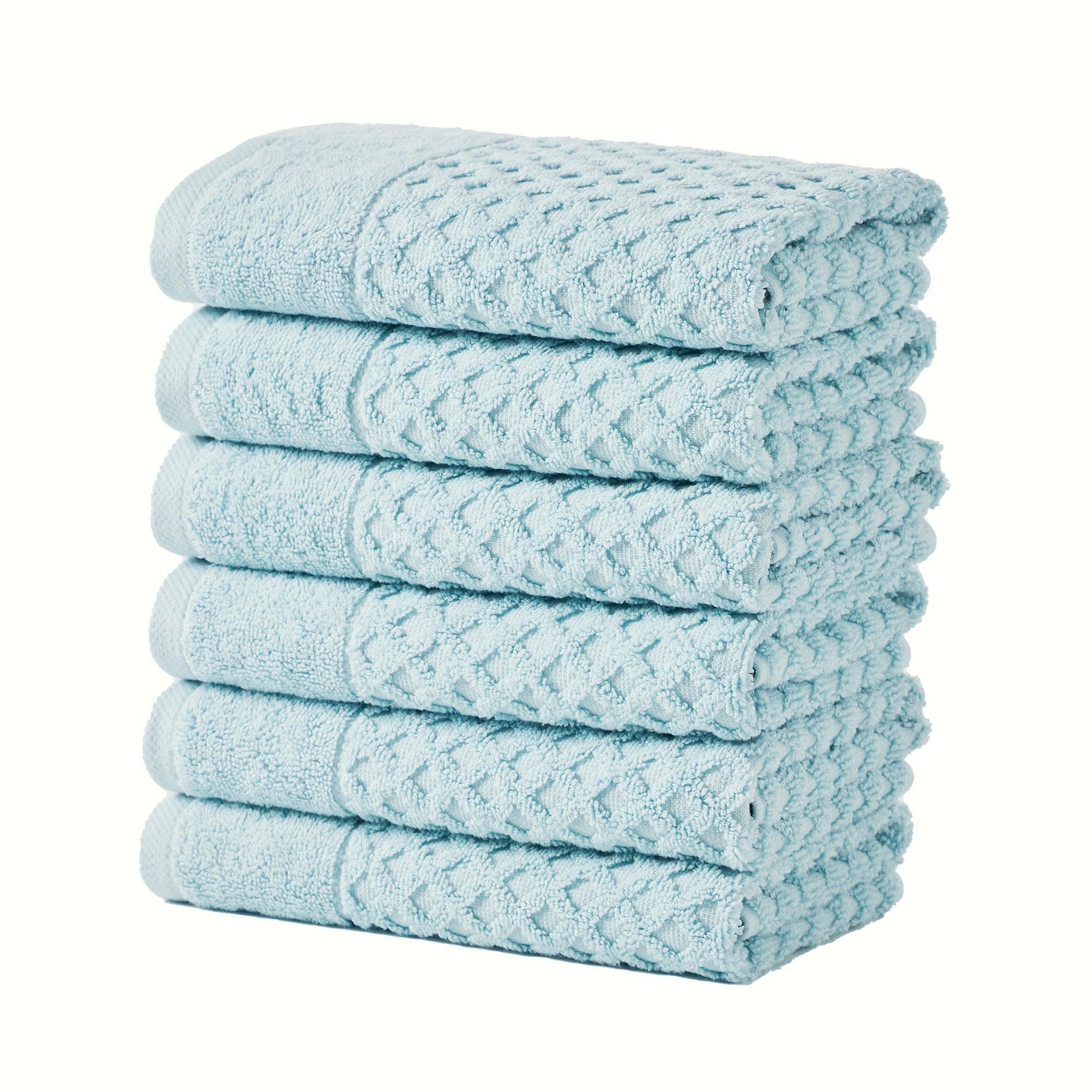 Cotton Diamond Waffle Weave Bath Towel Set - Grayson Collection - Image 81
