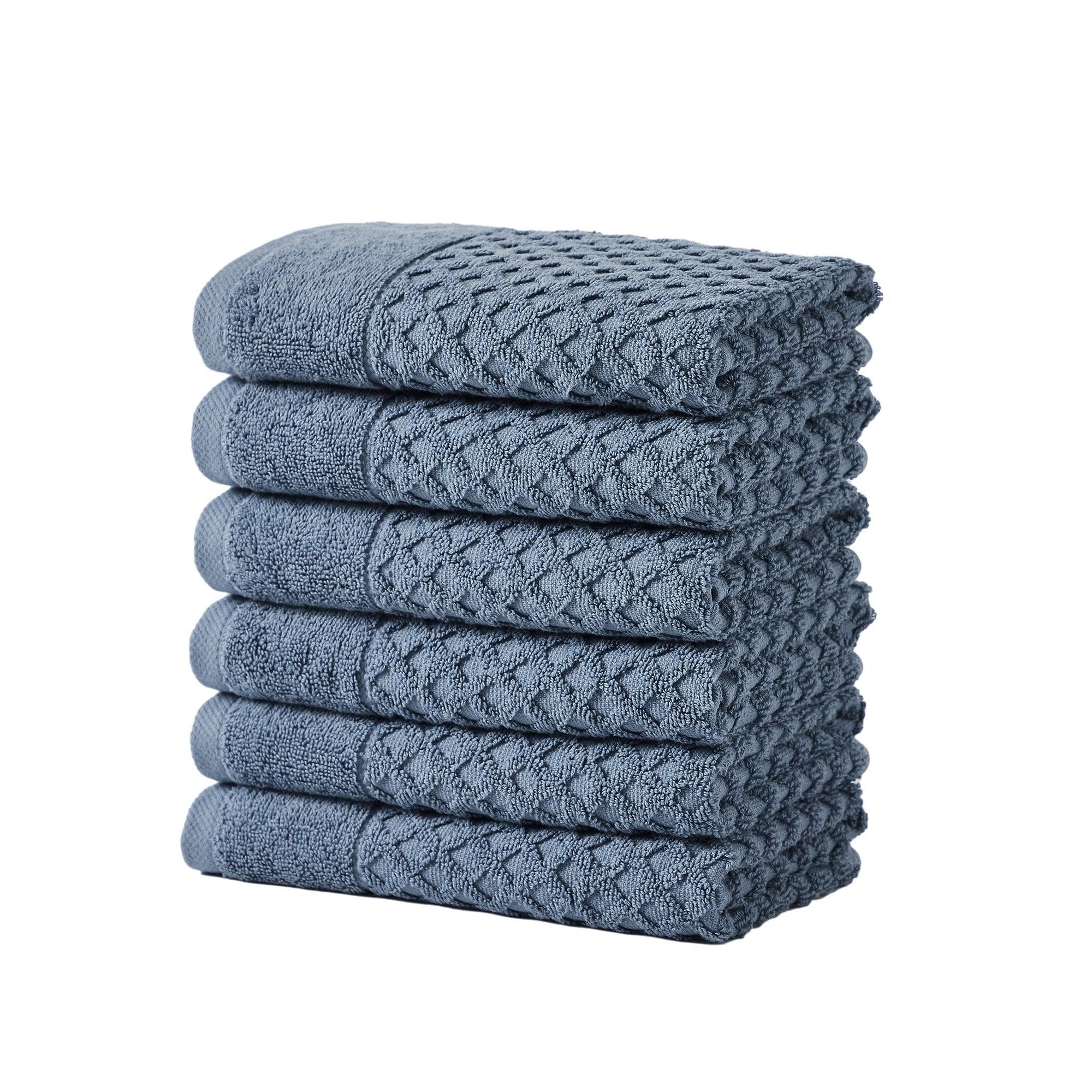 Cotton Diamond Waffle Weave Bath Towel Set - Grayson Collection - Image 91