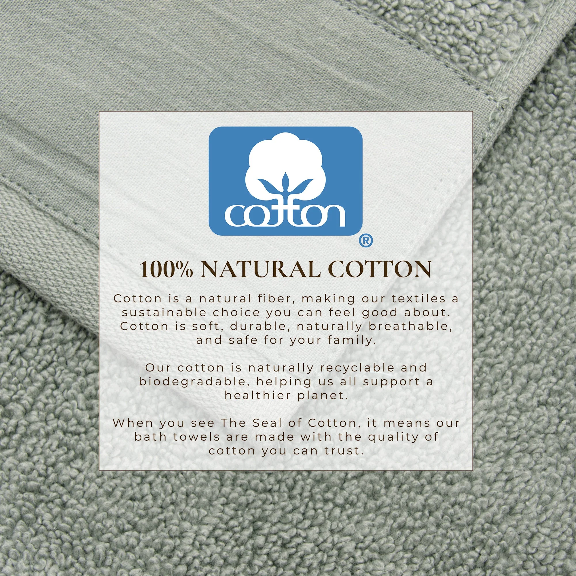 Cotton Linen-Like Border 6-Piece Towel Set - Priya Collection - Image 41