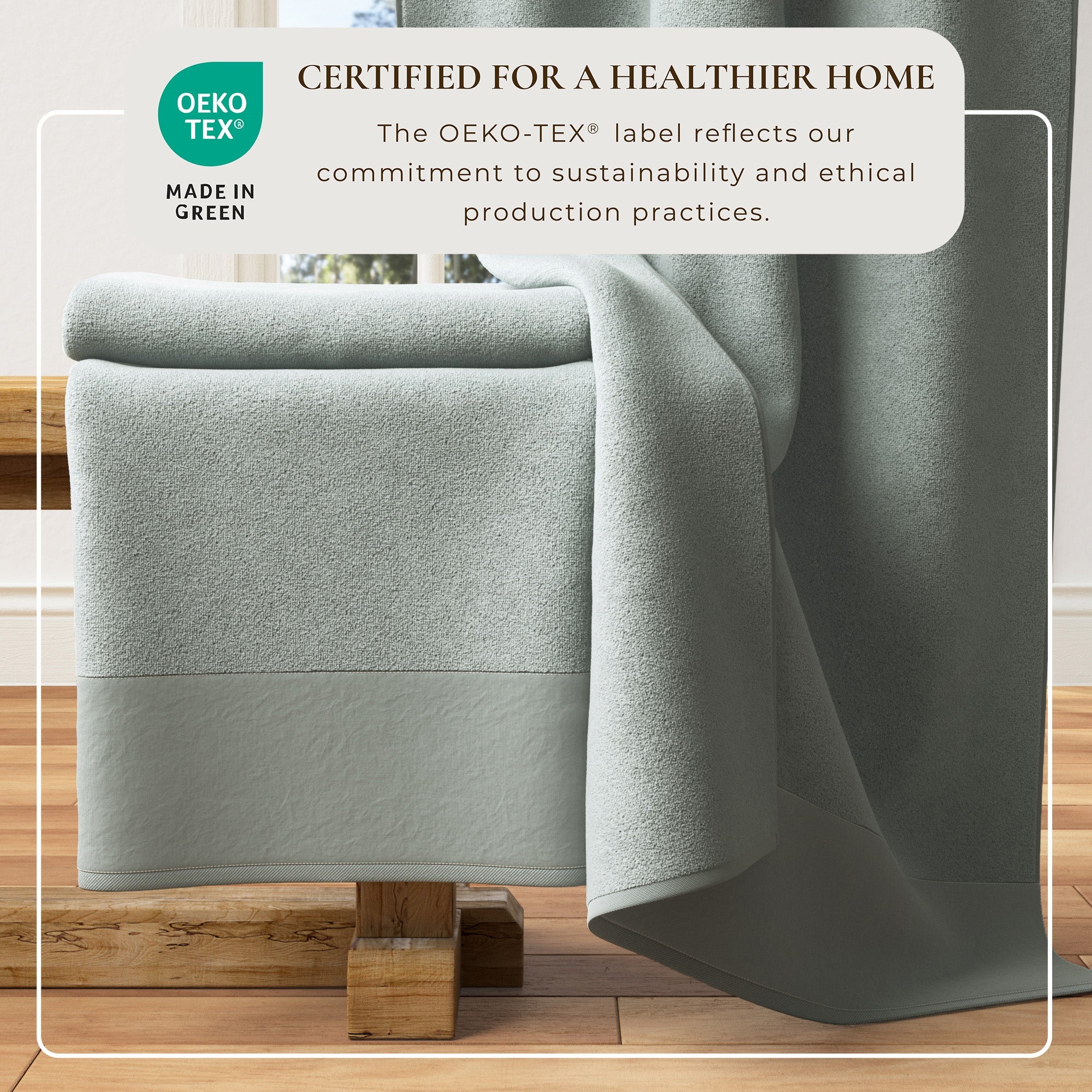 Cotton Linen-Like Border 6-Piece Towel Set - Priya Collection - Image 52