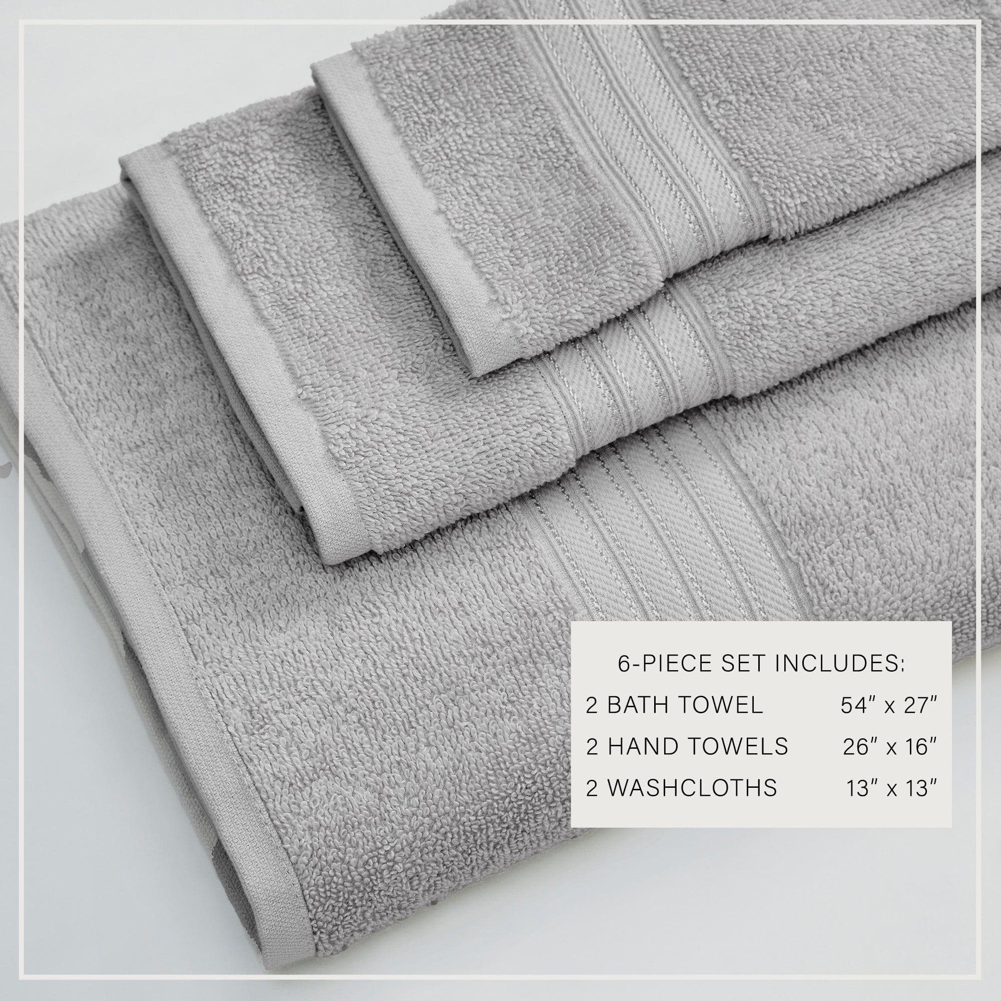 Cotton Terry Bath Towel Set - Cooper Collection - Image 113
