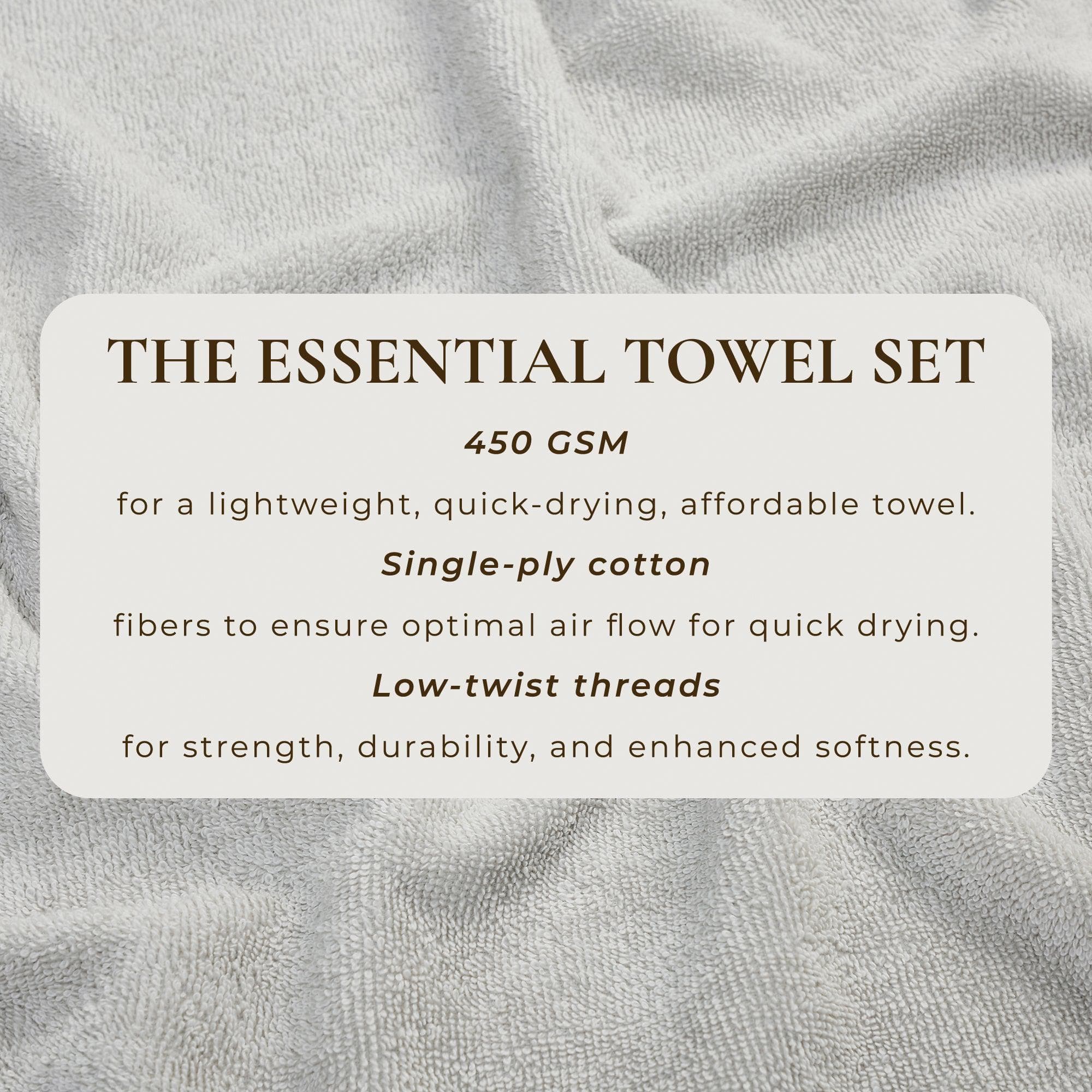 Cotton Terry Bath Towel Set - Cooper Collection - Image 130