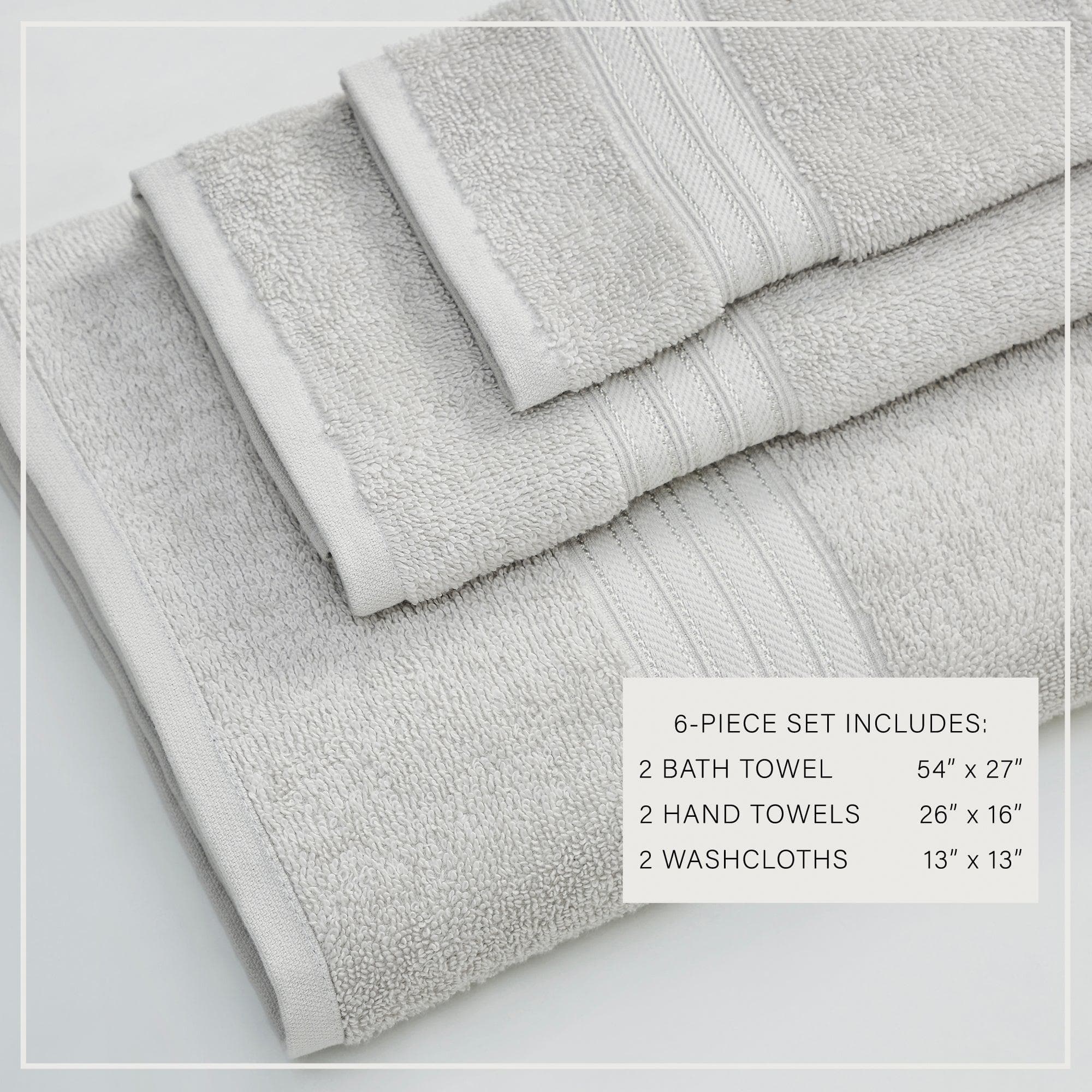 Cotton Terry Bath Towel Set - Cooper Collection - Image 131