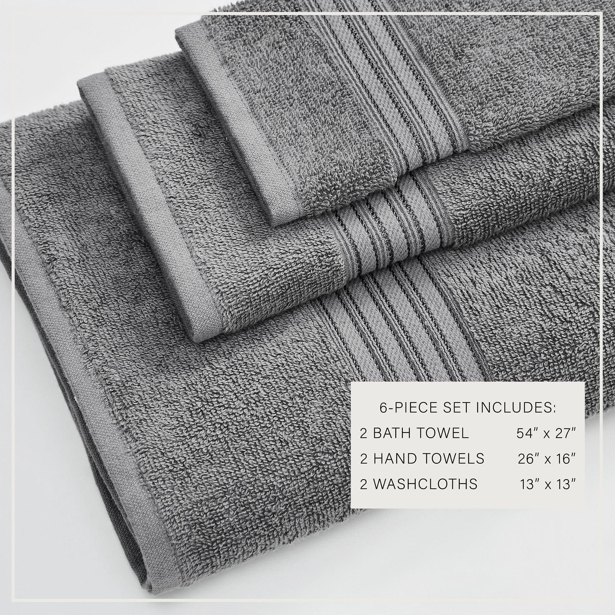 Cotton Terry Bath Towel Set - Cooper Collection - Image 149