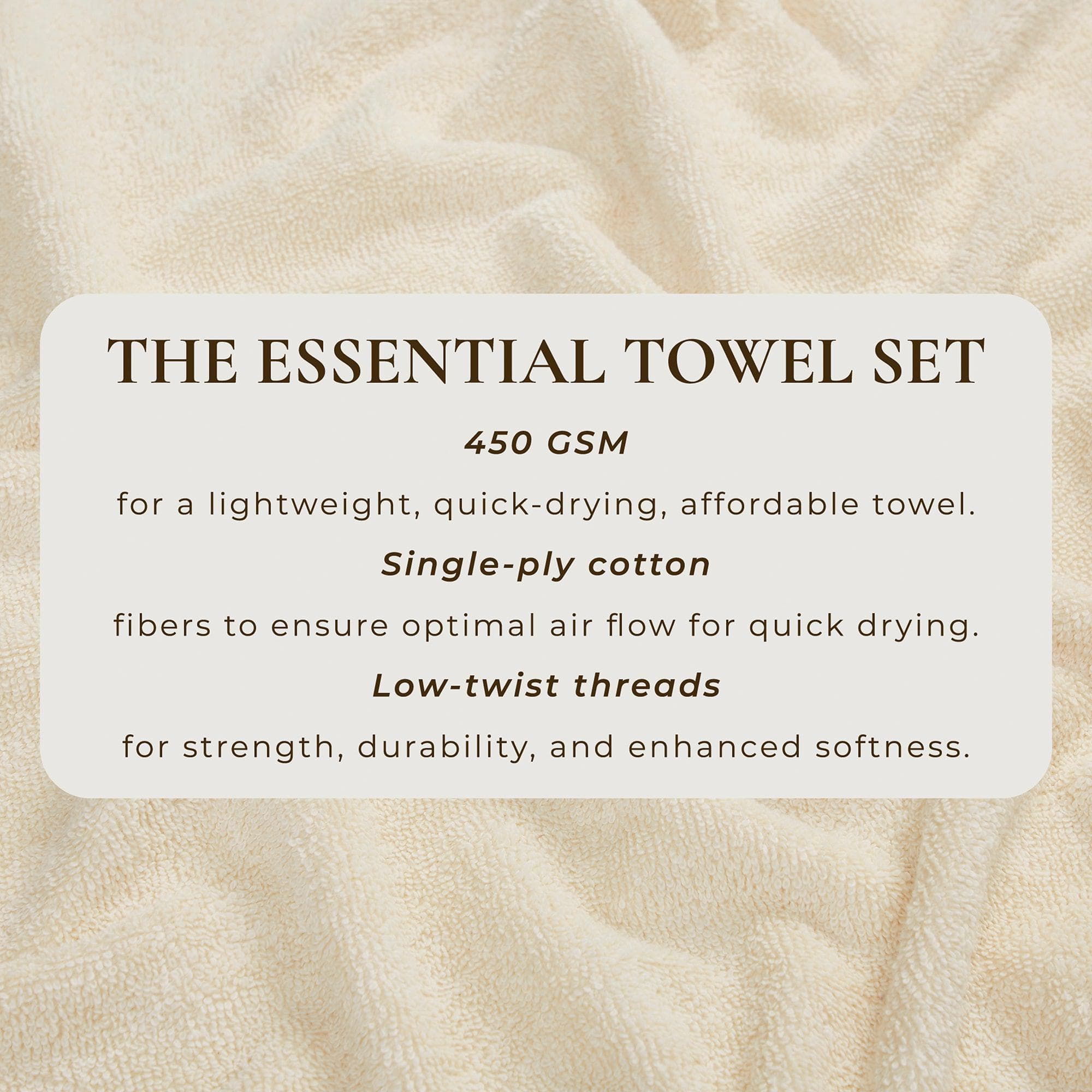Cotton Terry Bath Towel Set - Cooper Collection - Image 22