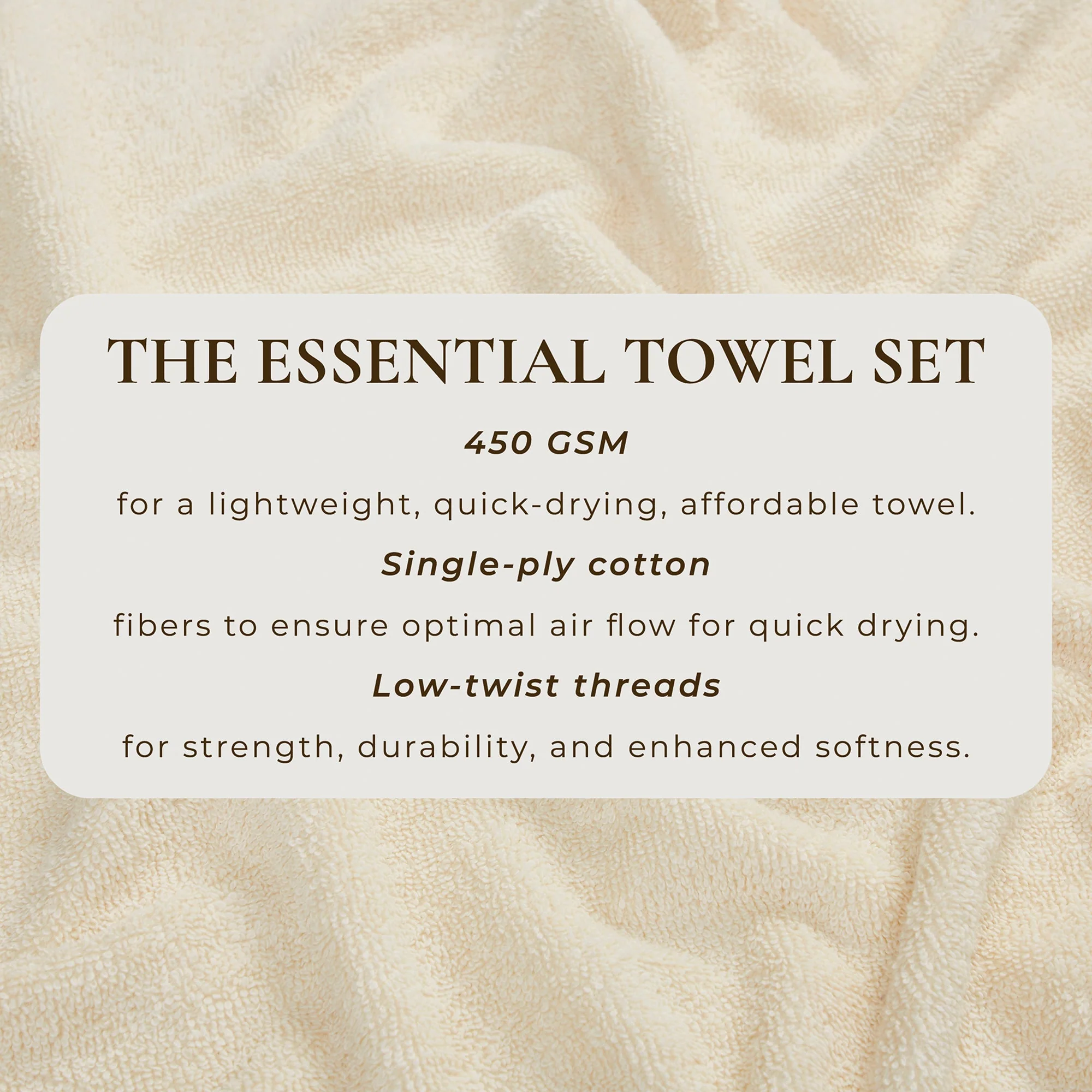Cotton Terry Bath Towel Set - Cooper Collection - Image 28