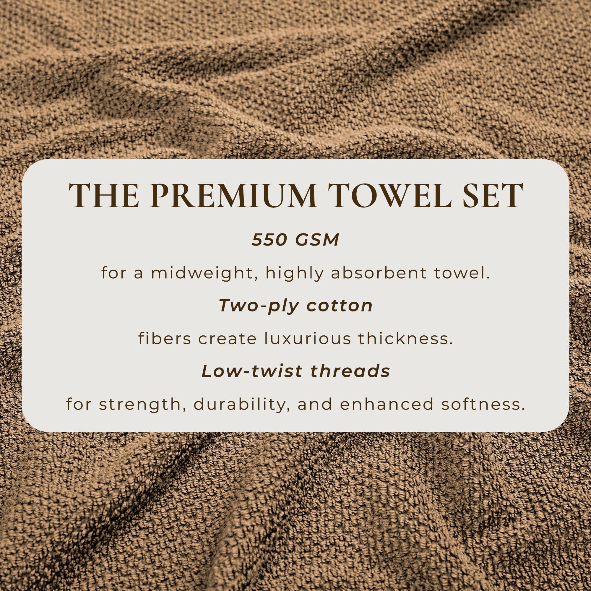 Cotton Textured Bath Towel Set - Acacia Collection - Image 106