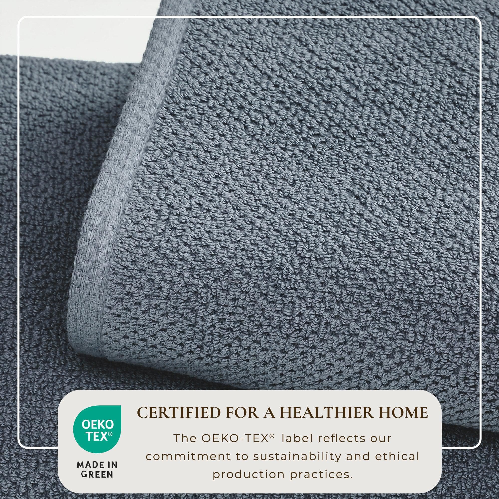 Cotton Textured Bath Towel Set - Acacia Collection - Image 118