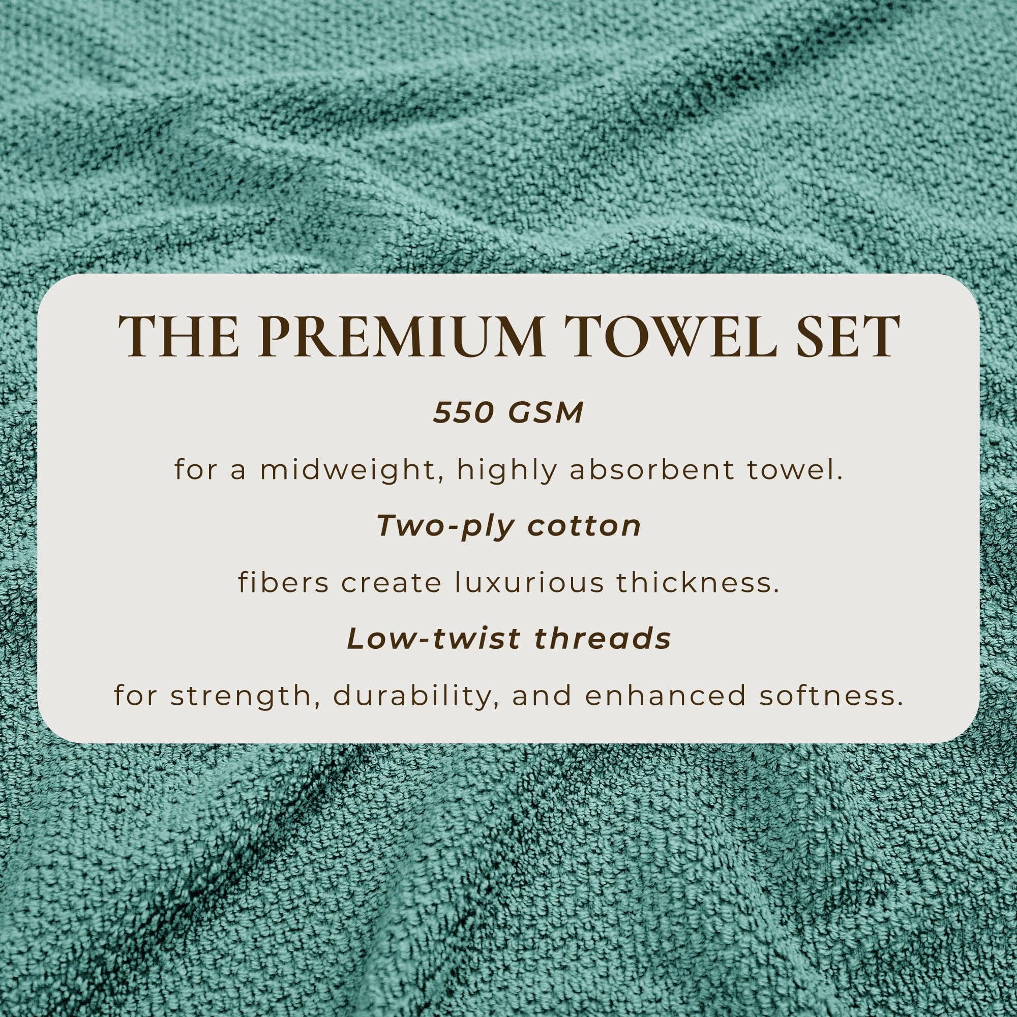 Cotton Textured Bath Towel Set - Acacia Collection - Image 134
